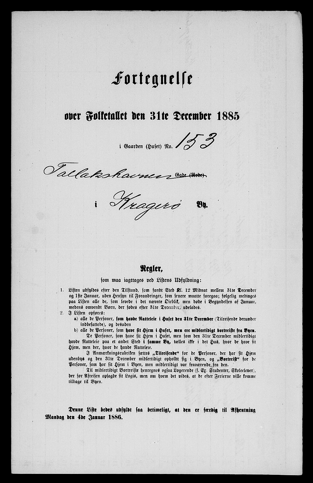 SAKO, 1885 census for 0801 Kragerø, 1885, p. 341