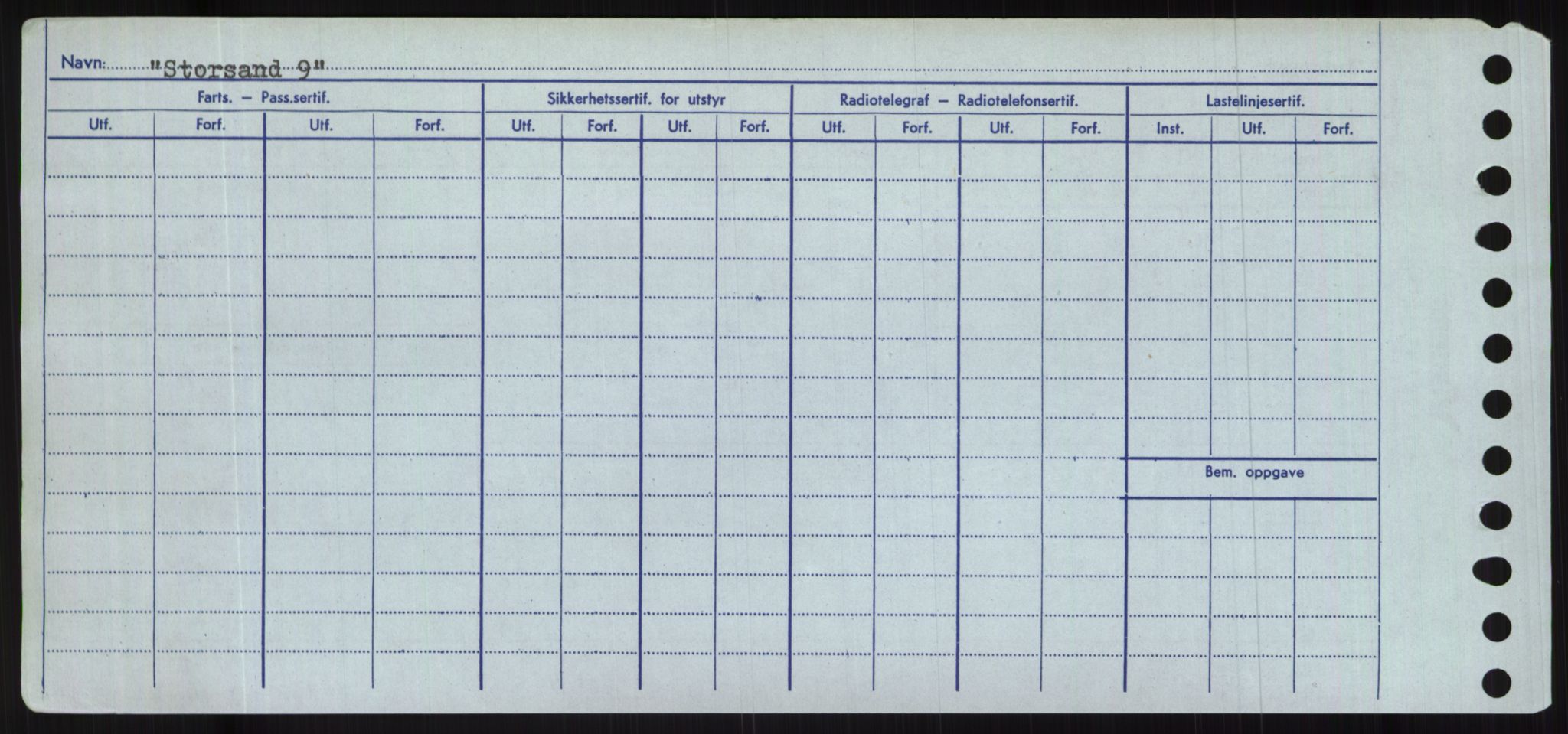 Sjøfartsdirektoratet med forløpere, Skipsmålingen, RA/S-1627/H/Hc/L0001: Lektere, A-Y, p. 400