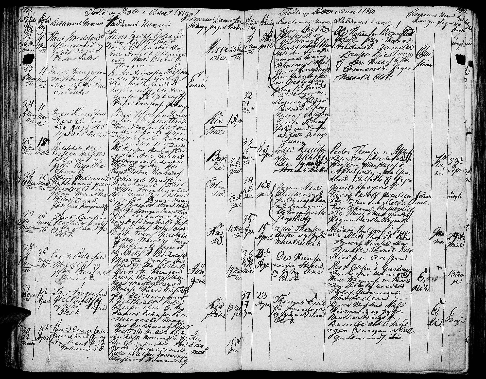 Nes prestekontor, Hedmark, AV/SAH-PREST-020/K/Ka/L0001: Parish register (official) no. 1, 1802-1814, p. 138-139