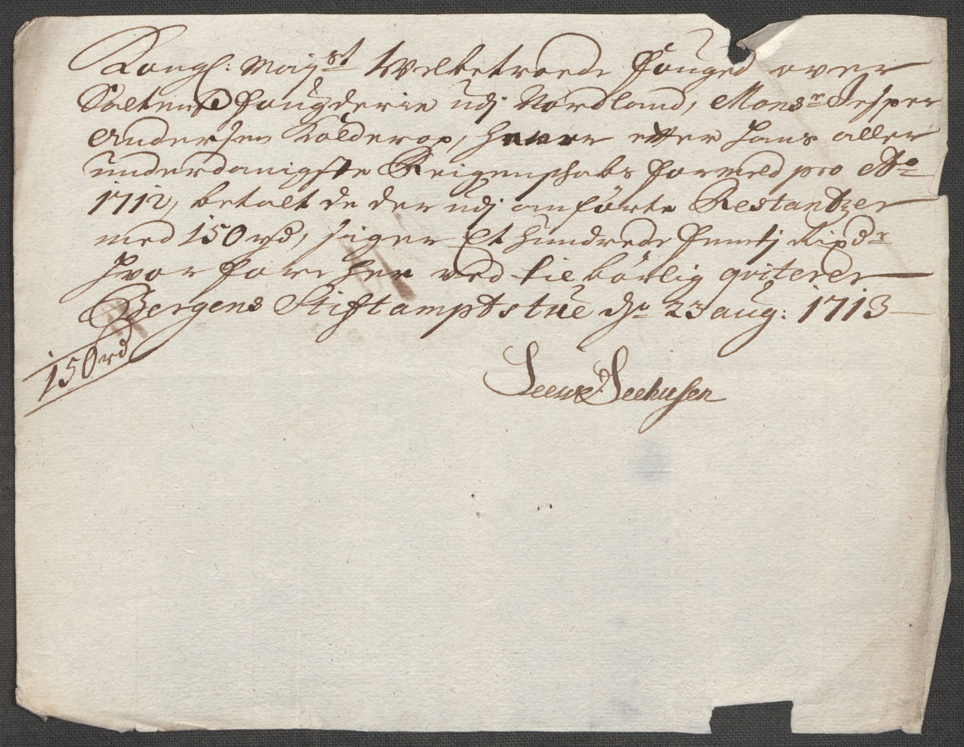 Rentekammeret inntil 1814, Reviderte regnskaper, Fogderegnskap, AV/RA-EA-4092/R66/L4583: Fogderegnskap Salten, 1713, p. 224