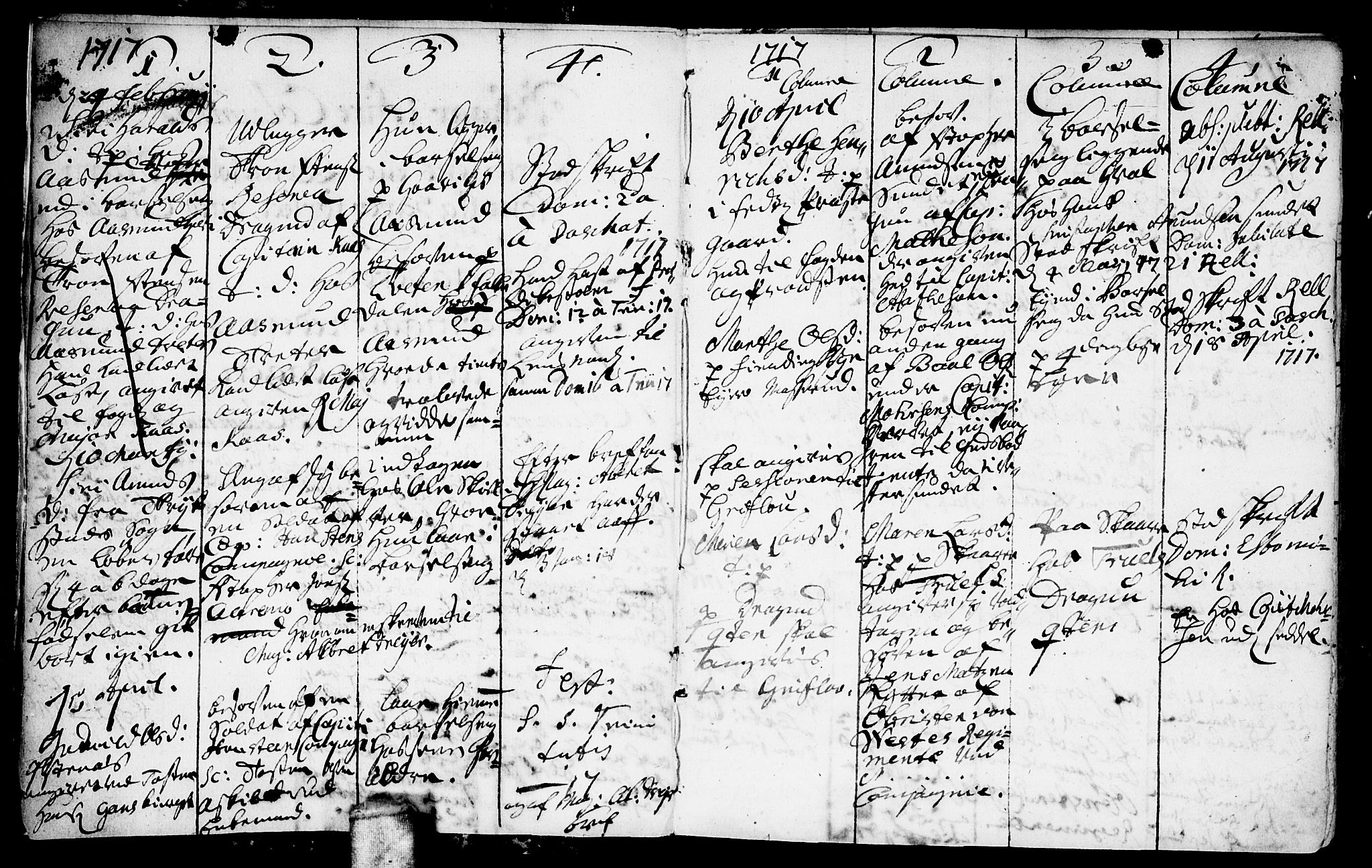 Fet prestekontor Kirkebøker, AV/SAO-A-10370a/F/Fa/L0002: Parish register (official) no. I 2, 1716-1815, p. 3