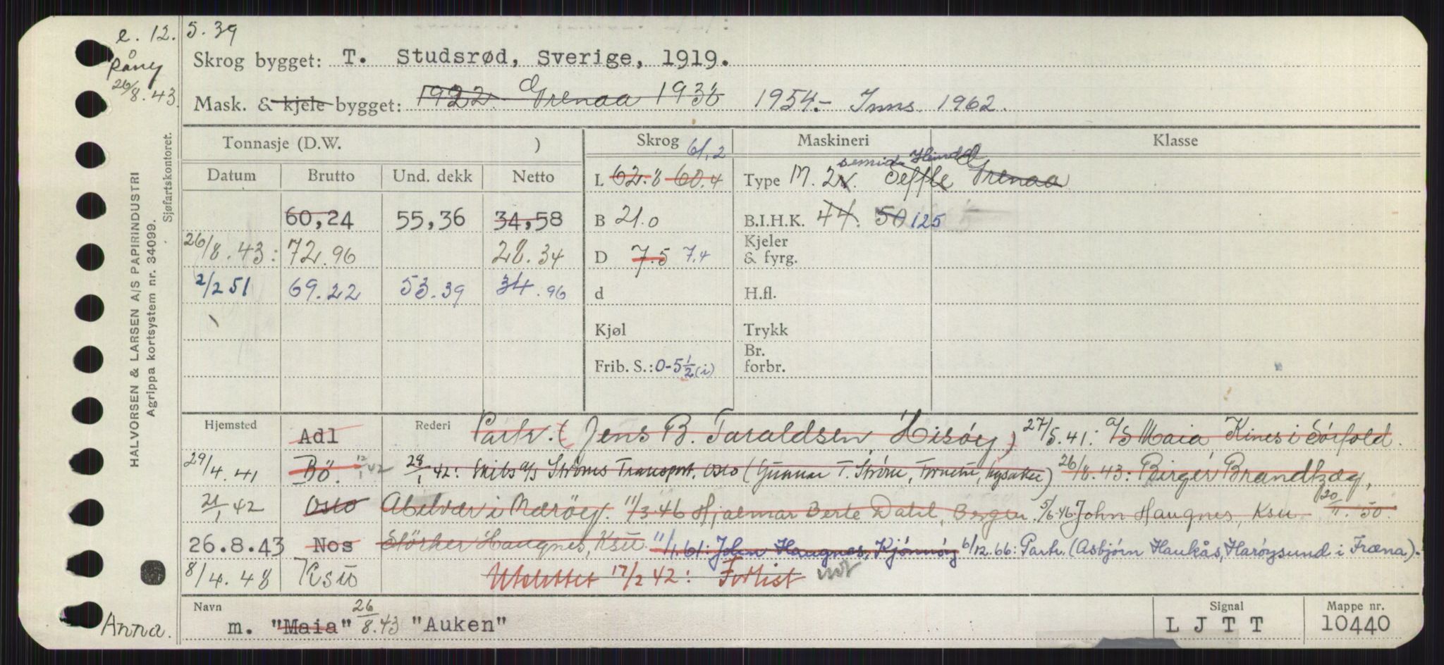 Sjøfartsdirektoratet med forløpere, Skipsmålingen, RA/S-1627/H/Ha/L0001/0001: Fartøy, A-Eig / Fartøy A-Bjøn, p. 515