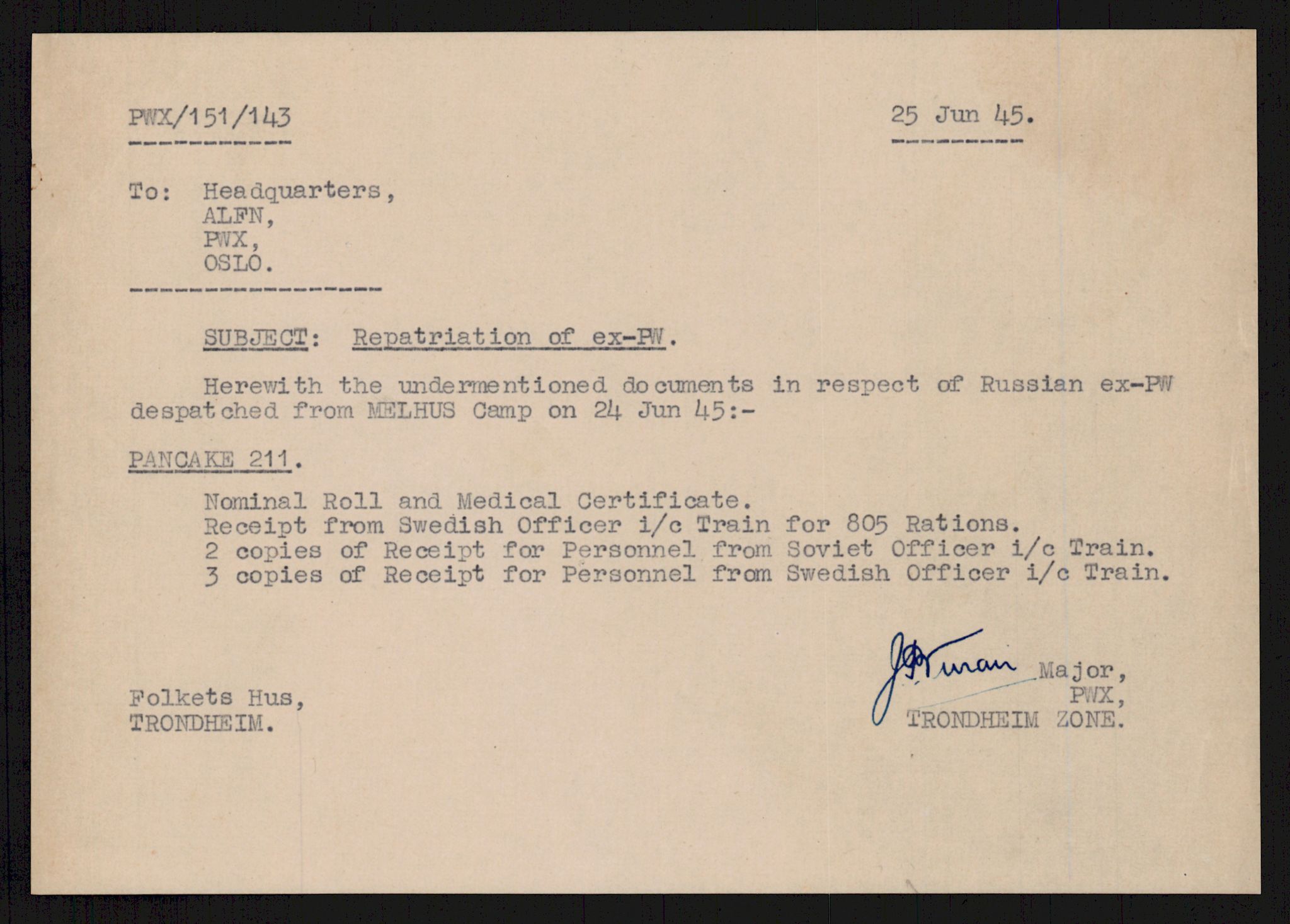 Flyktnings- og fangedirektoratet, Repatrieringskontoret, AV/RA-S-1681/D/Db/L0018: Displaced Persons (DPs) og sivile tyskere, 1945-1948, p. 673