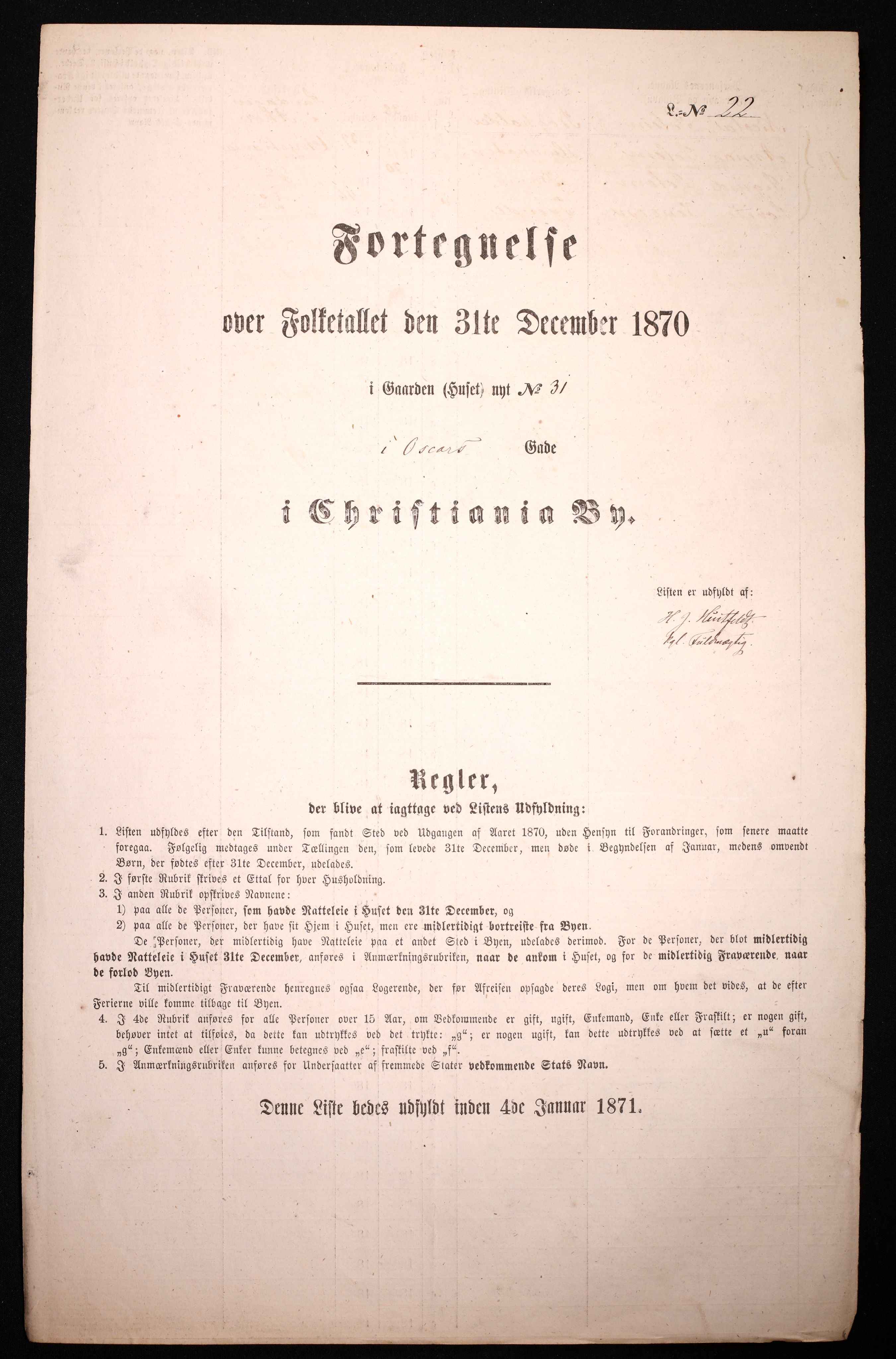 RA, 1870 census for 0301 Kristiania, 1870, p. 2725