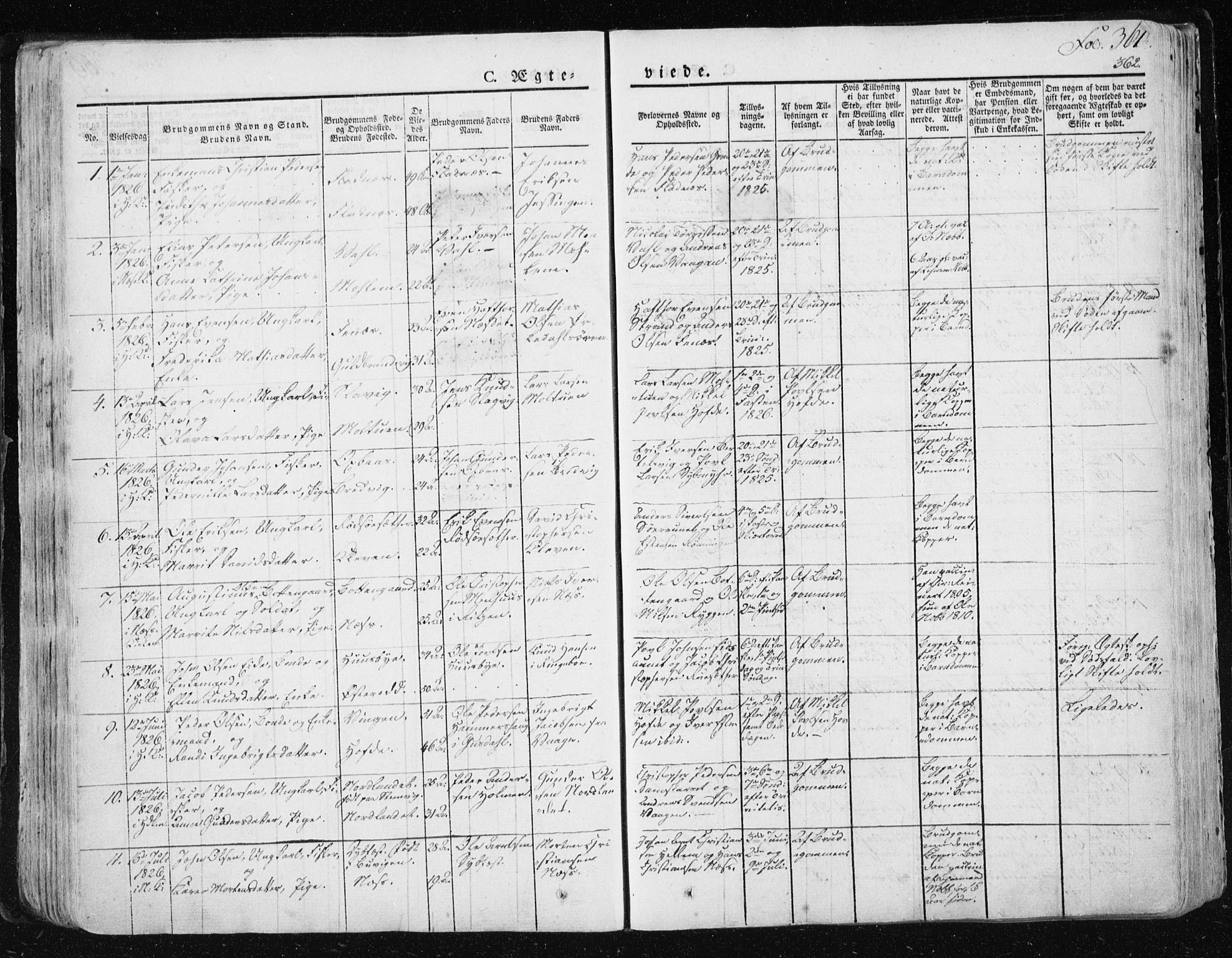Ministerialprotokoller, klokkerbøker og fødselsregistre - Sør-Trøndelag, SAT/A-1456/659/L0735: Parish register (official) no. 659A05, 1826-1841, p. 361