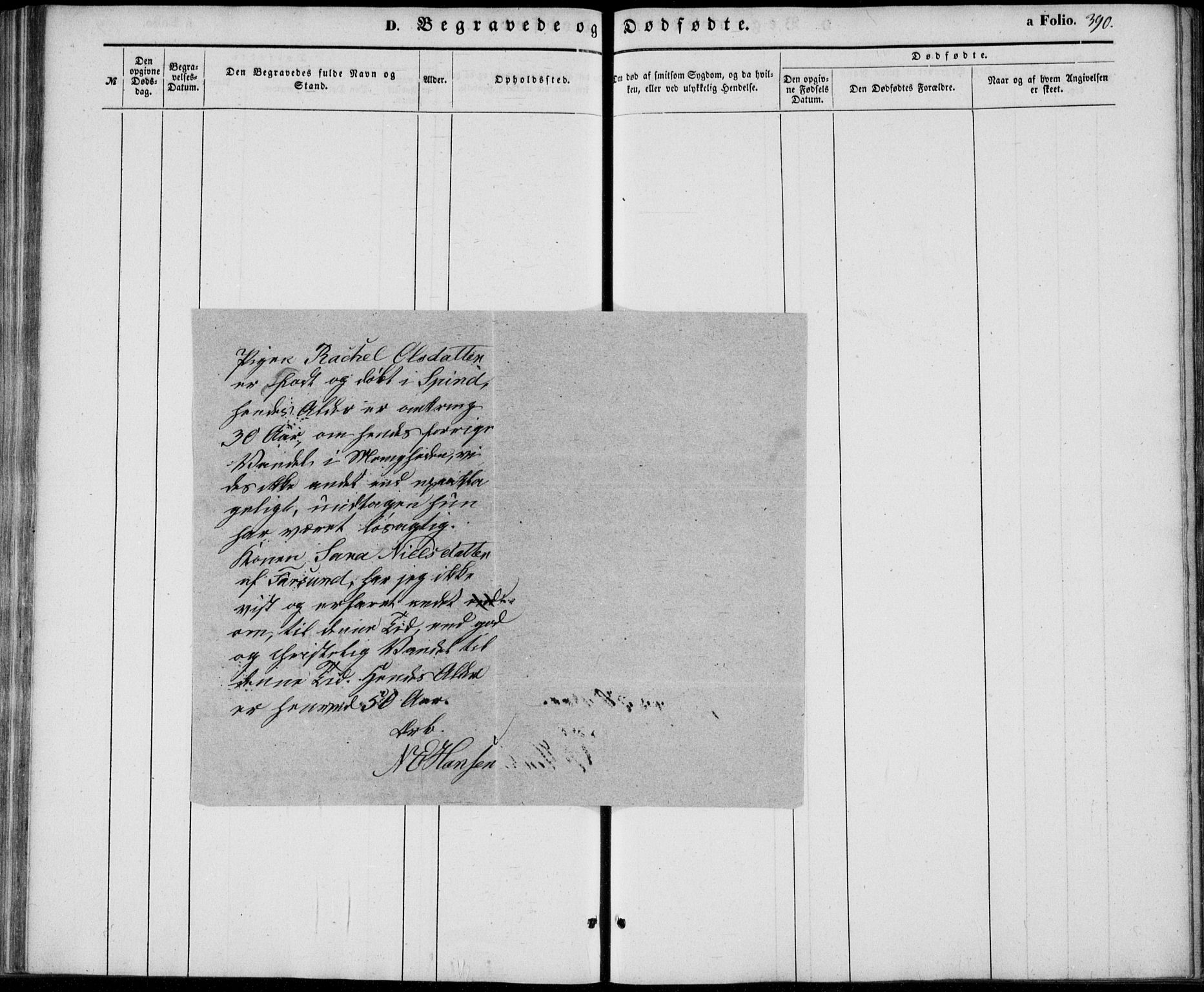 Lista sokneprestkontor, AV/SAK-1111-0027/F/Fb/L0002: Parish register (copy) no. B 2, 1847-1862, p. 391