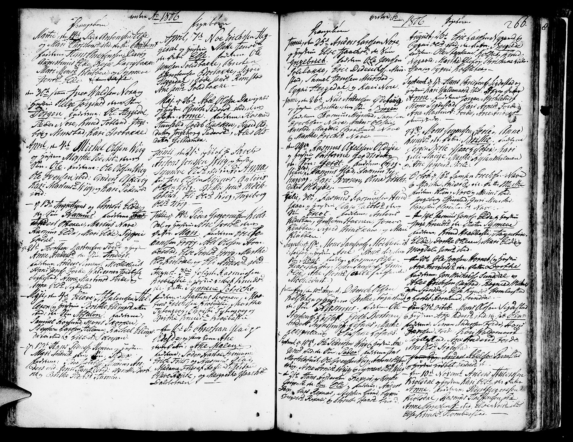 Davik sokneprestembete, AV/SAB-A-79701/H/Haa/Haaa/L0002: Parish register (official) no. A 2, 1742-1816, p. 266