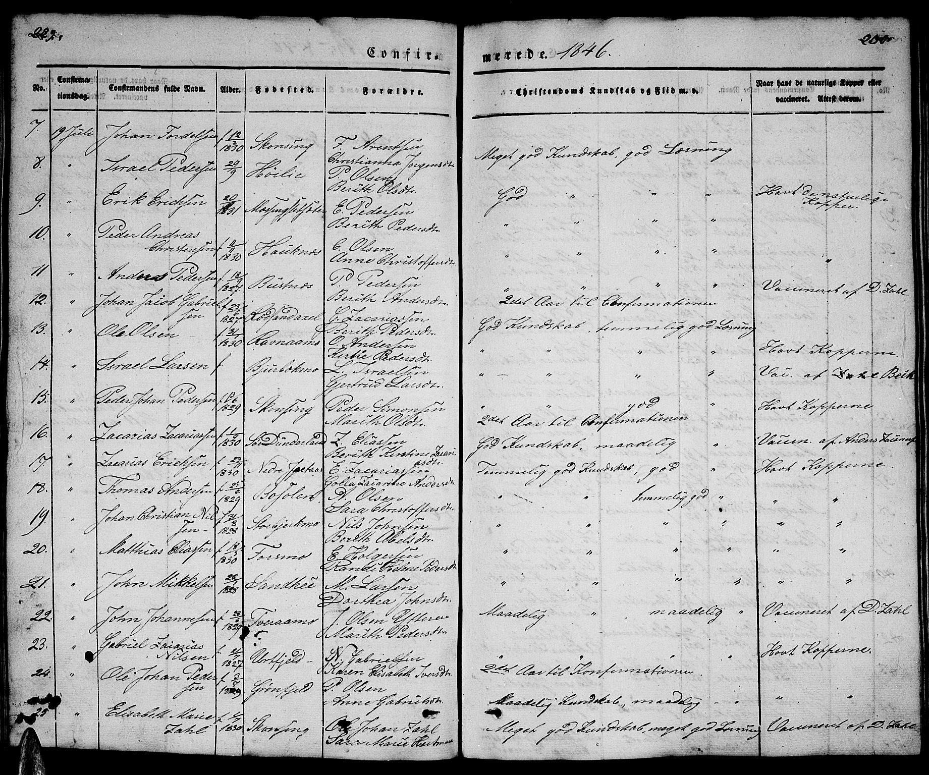 Ministerialprotokoller, klokkerbøker og fødselsregistre - Nordland, AV/SAT-A-1459/827/L0413: Parish register (copy) no. 827C02, 1842-1852, p. 229-230