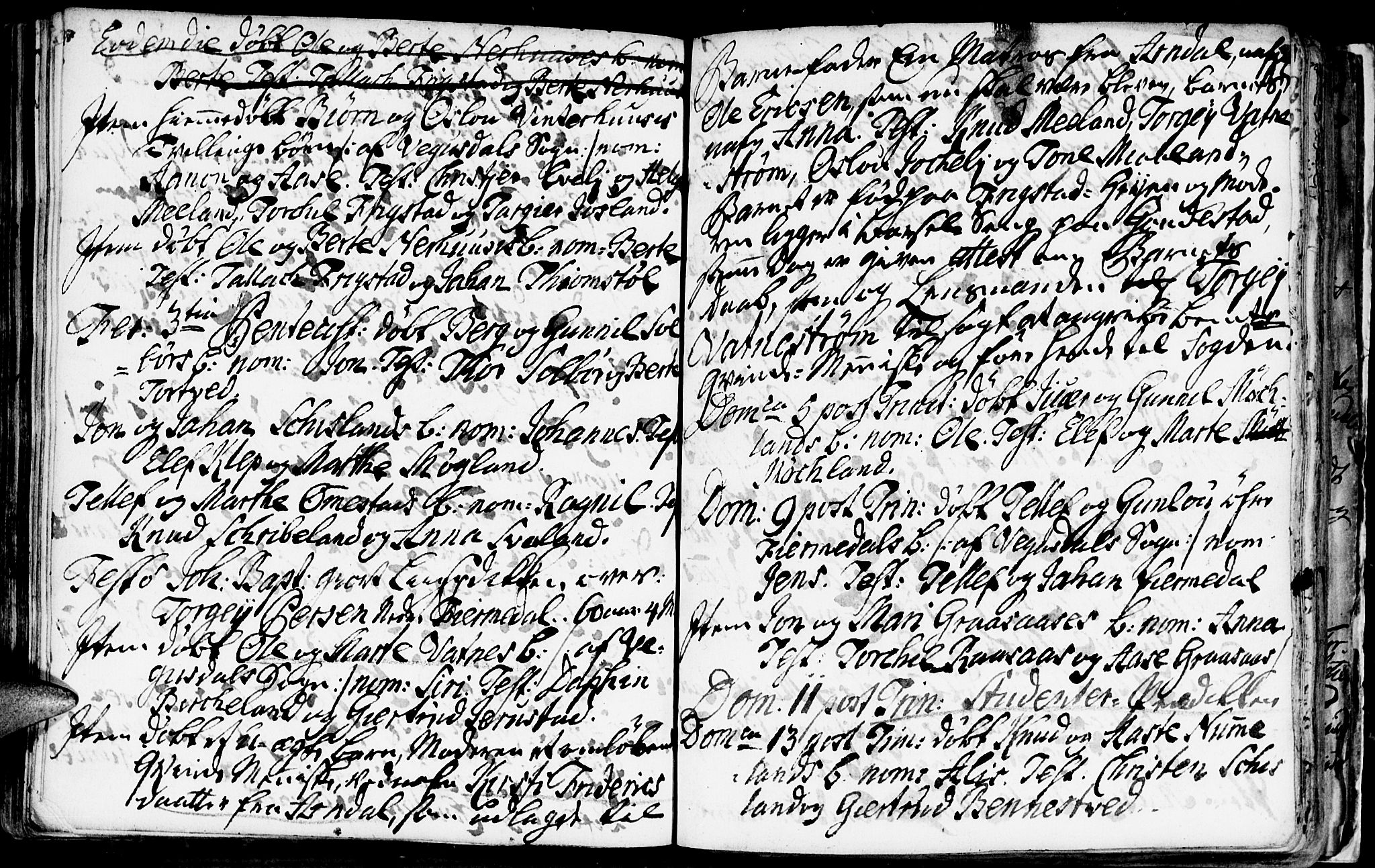 Evje sokneprestkontor, AV/SAK-1111-0008/F/Fa/Fac/L0001: Parish register (official) no. A 1, 1705-1764, p. 257-258