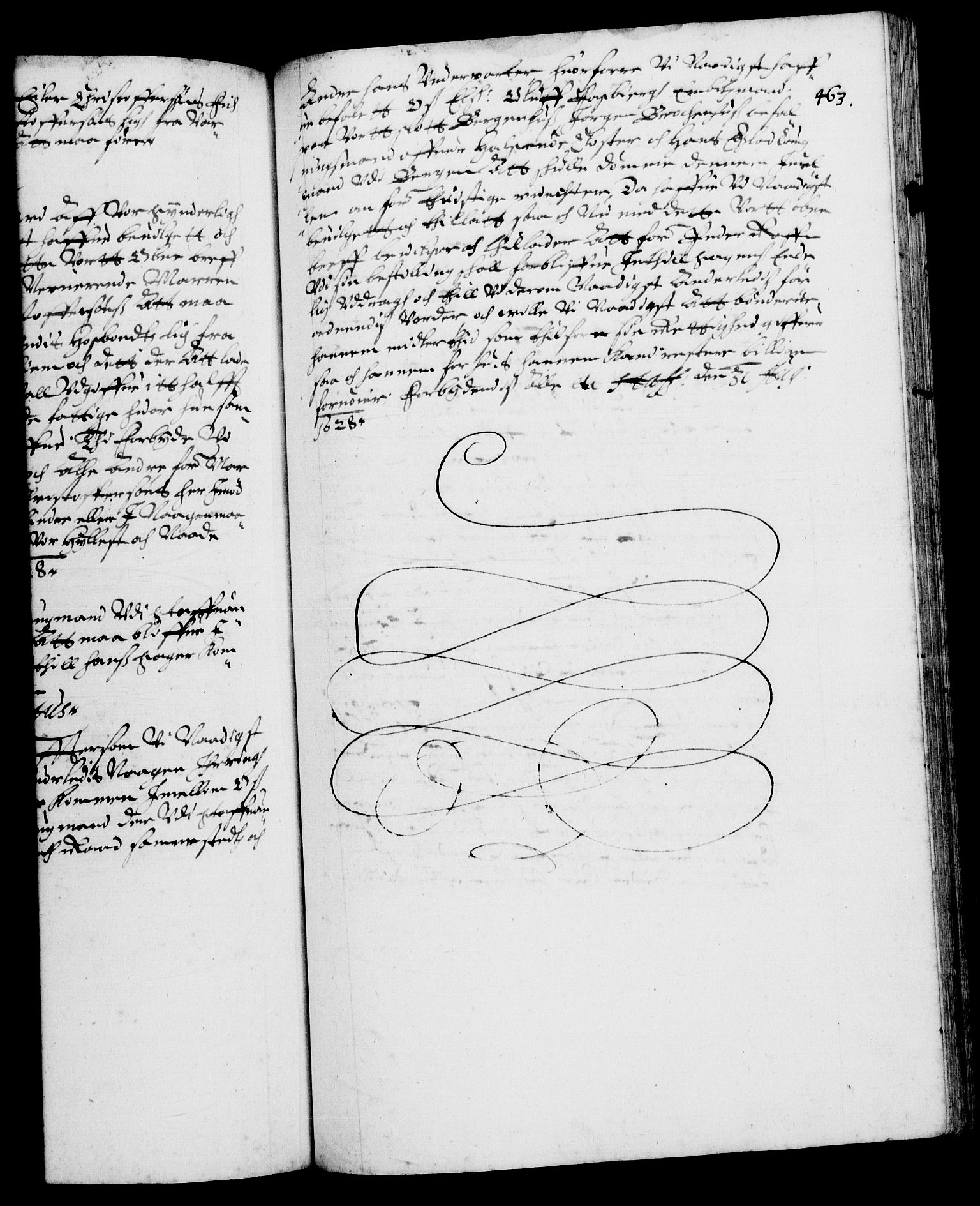 Danske Kanselli 1572-1799, RA/EA-3023/F/Fc/Fca/Fcaa/L0004: Norske registre (mikrofilm), 1617-1630, p. 463a