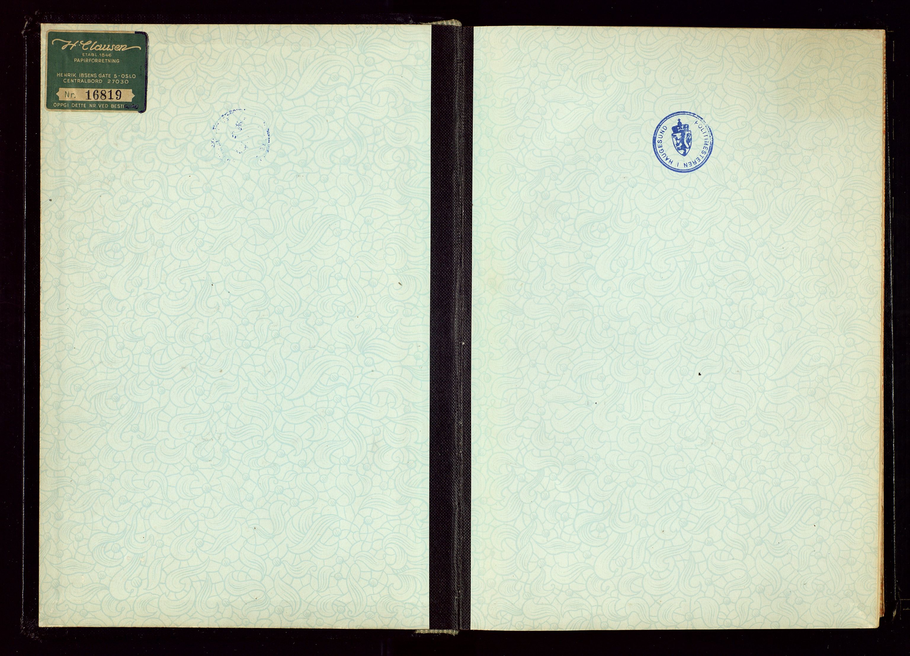 Haugesund politikammer, SAST/A-100440/K/L0007: Passjournal (16 12 53-07 1065), 1953-1965, p. 2
