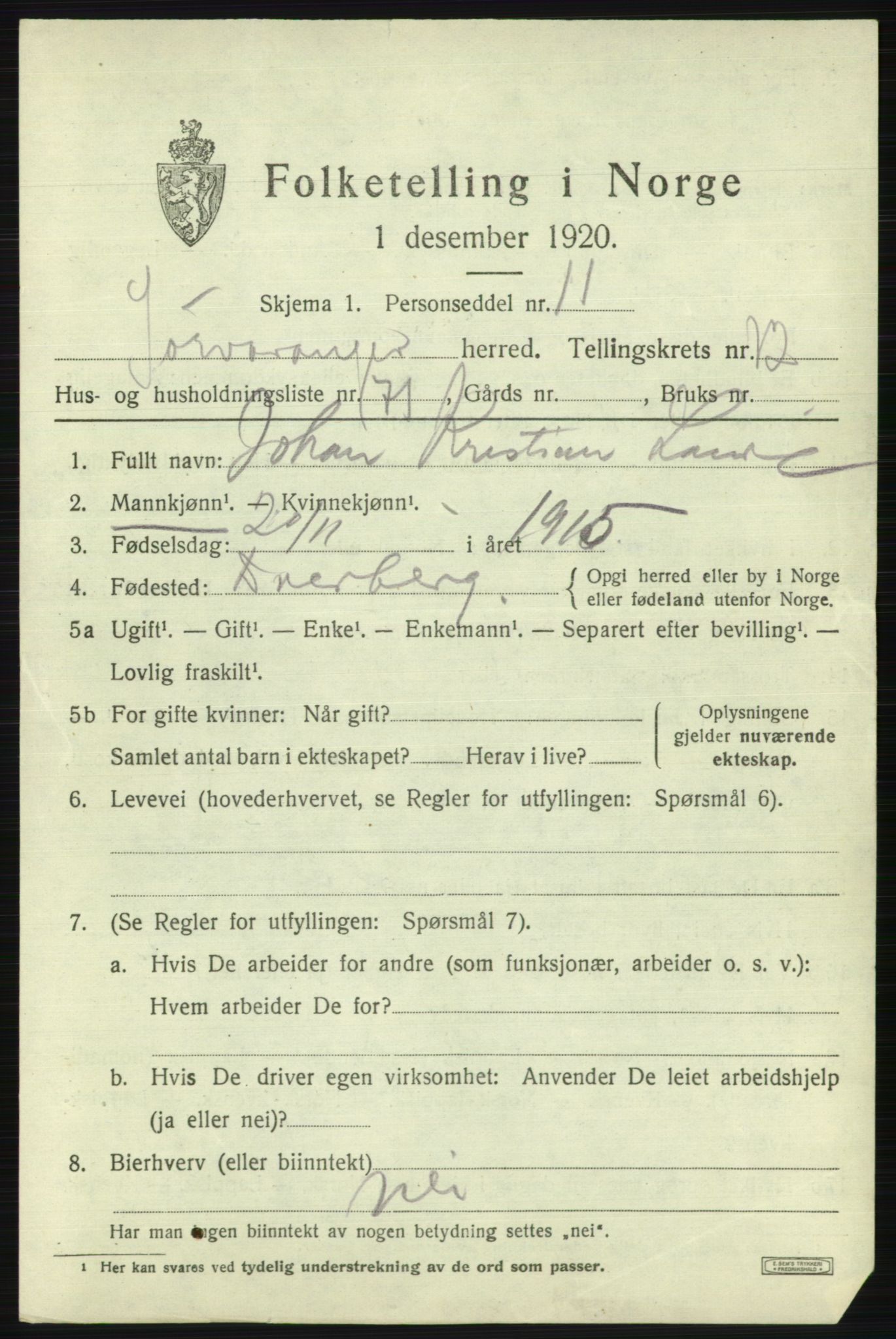 SATØ, 1920 census for Sør-Varanger, 1920, p. 10930