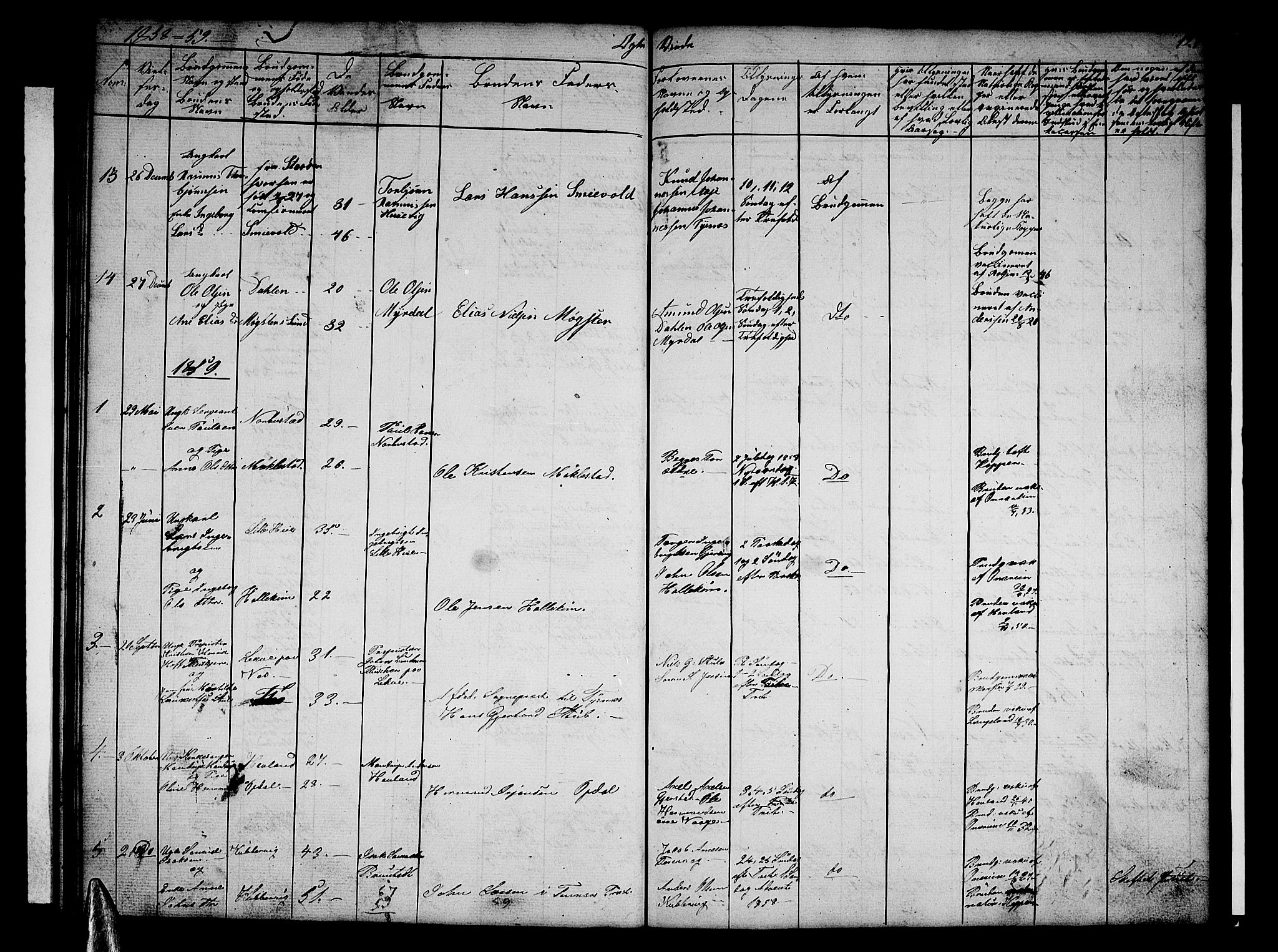 Tysnes sokneprestembete, AV/SAB-A-78601/H/Hab: Parish register (copy) no. E 1, 1855-1874, p. 127