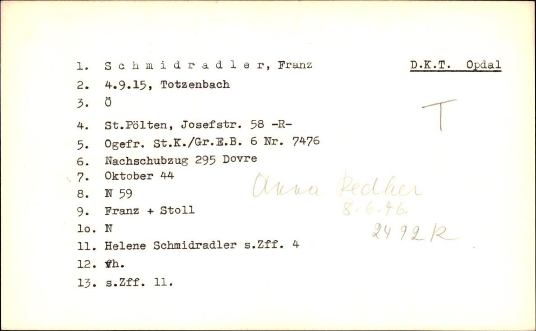 Hjemsendte tyskere , AV/RA-RAFA-6487/D/Db/L0024: Schmidt-Schulz, 1945-1947, p. 19