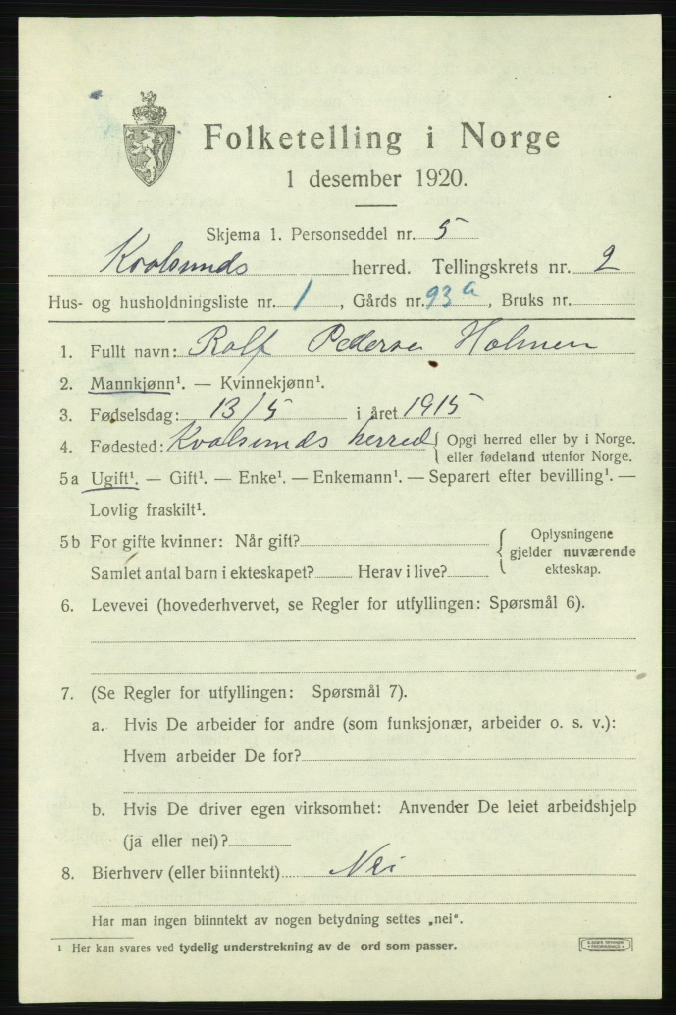 SATØ, 1920 census for , 1920, p. 668