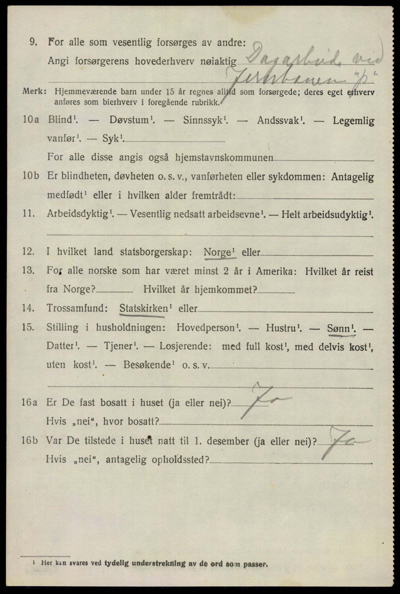 SAO, 1920 census for Nes, 1920, p. 17757