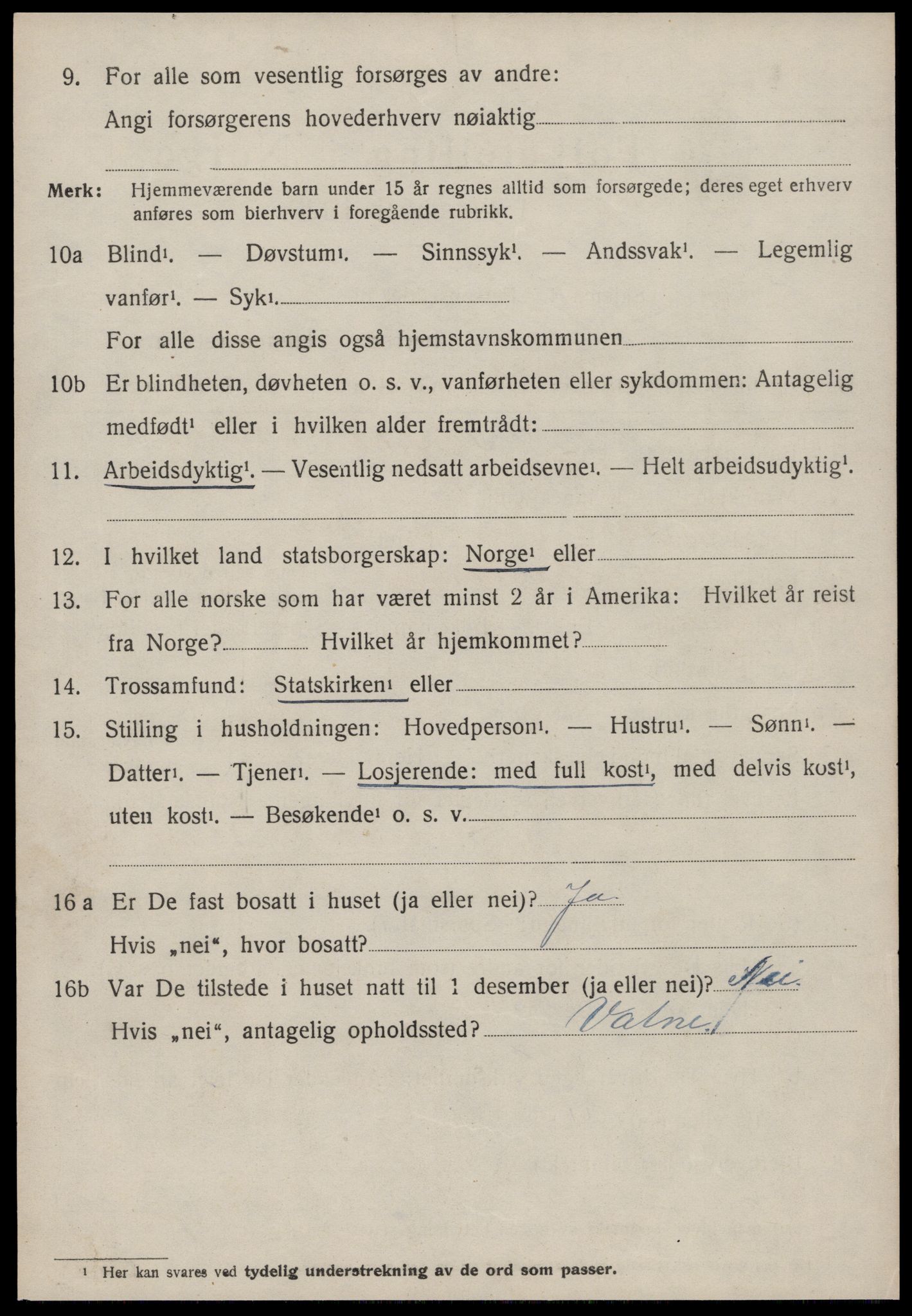 SAT, 1920 census for Haram, 1920, p. 1356