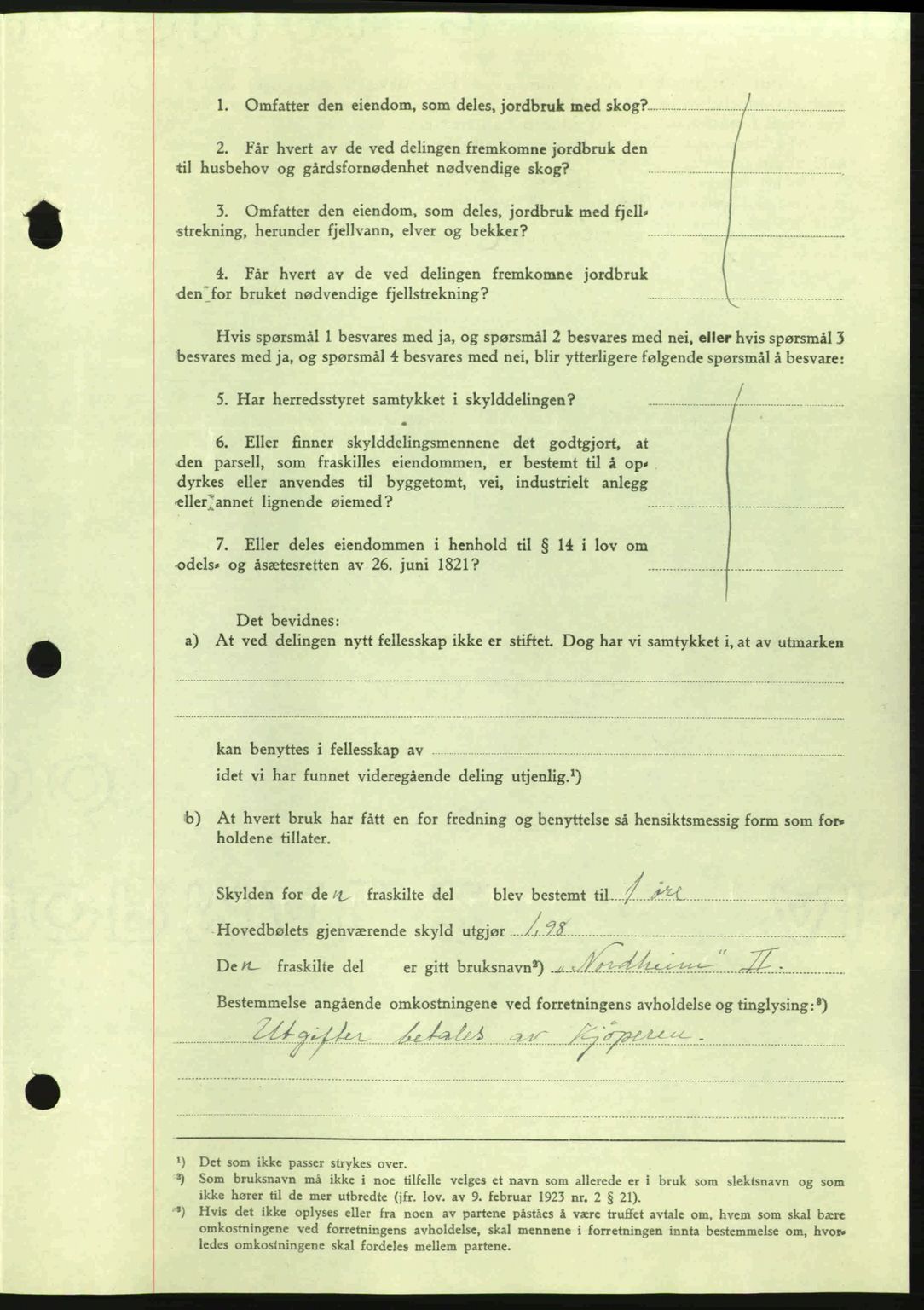 Romsdal sorenskriveri, AV/SAT-A-4149/1/2/2C: Mortgage book no. A17, 1944-1945, Diary no: : 612/1945