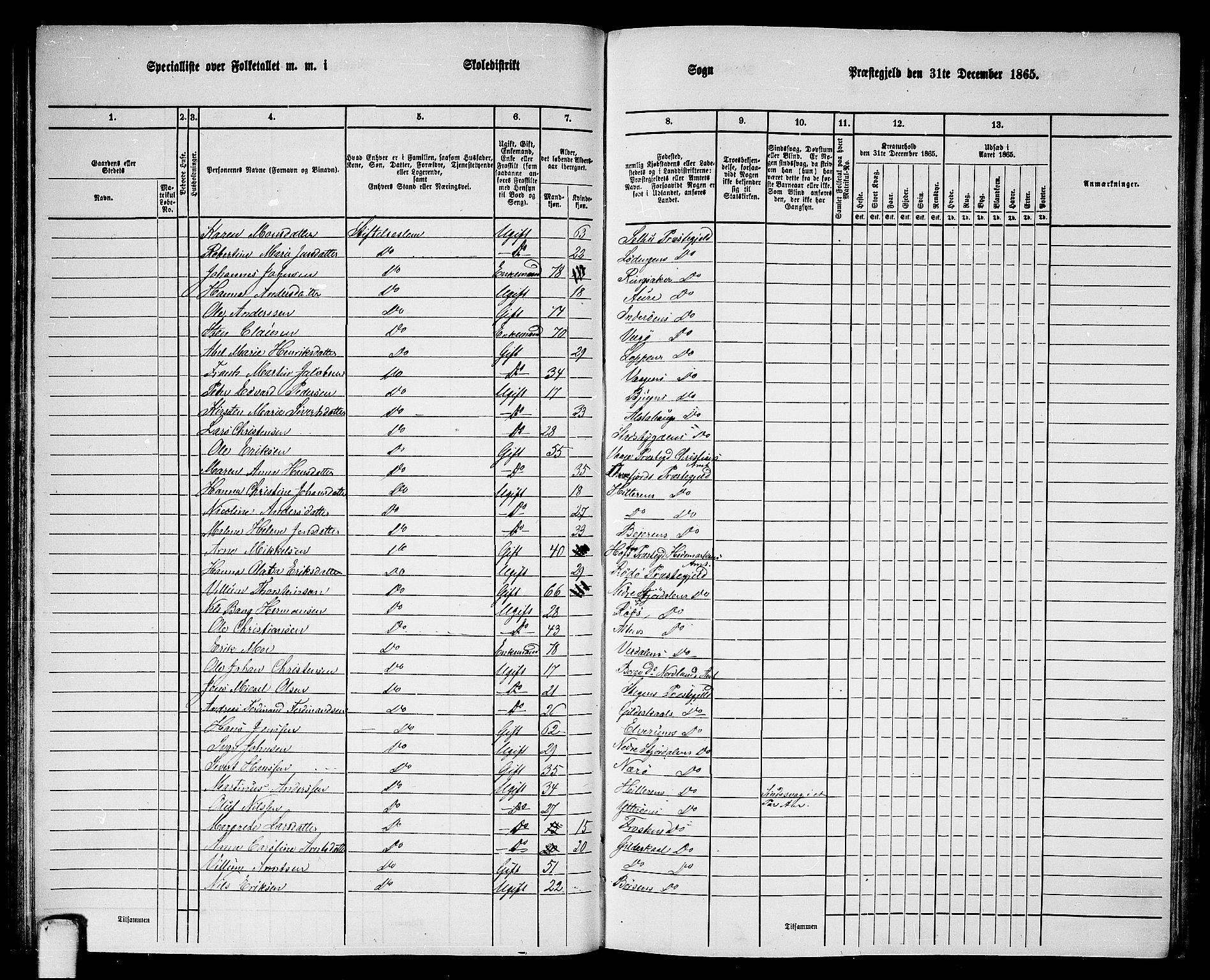 RA, 1865 census for Strinda, 1865, p. 97