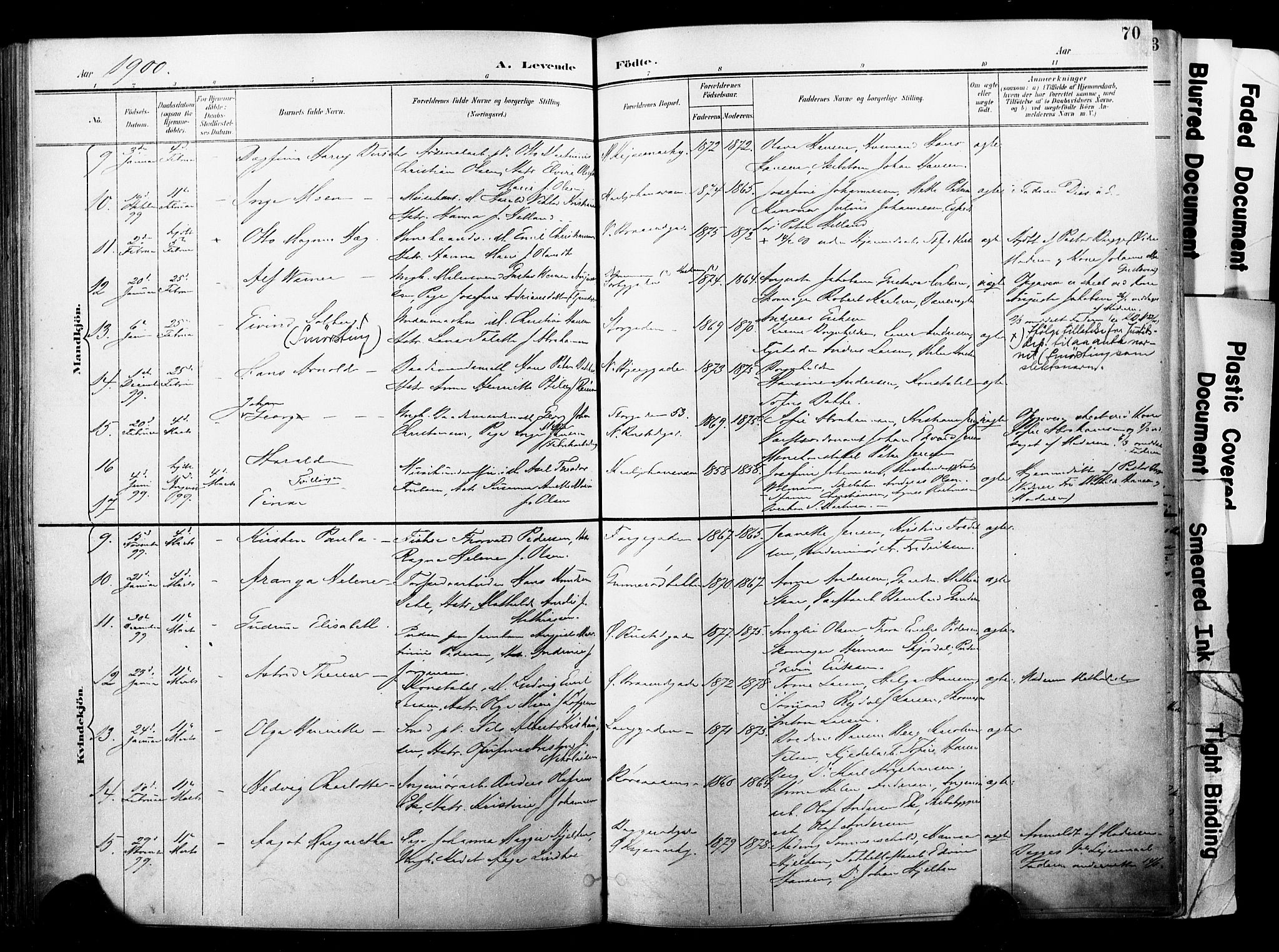 Horten kirkebøker, AV/SAKO-A-348/F/Fa/L0005: Parish register (official) no. 5, 1896-1904, p. 70