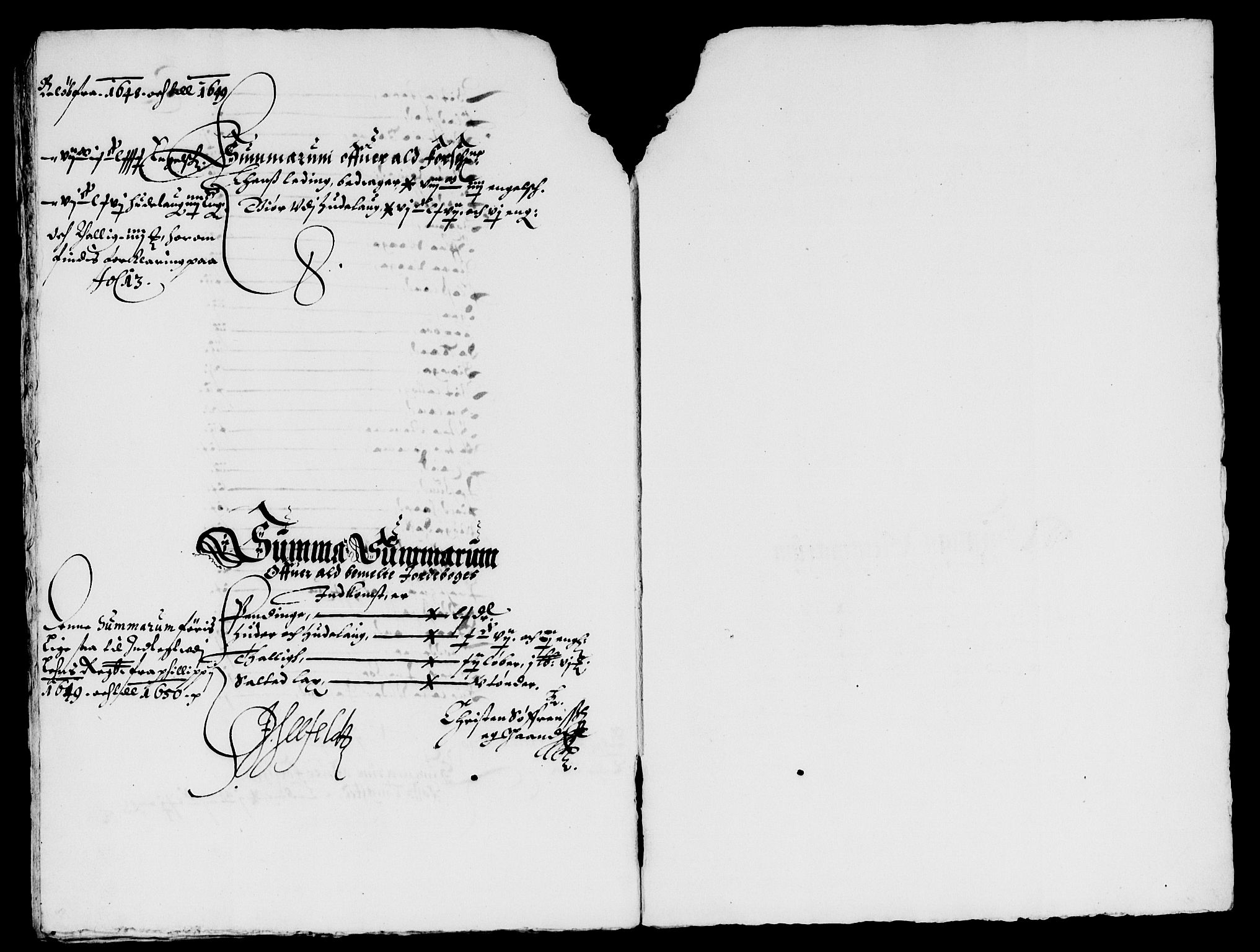 Rentekammeret inntil 1814, Reviderte regnskaper, Lensregnskaper, AV/RA-EA-5023/R/Rb/Rbr/L0018: Lista len, 1648-1651