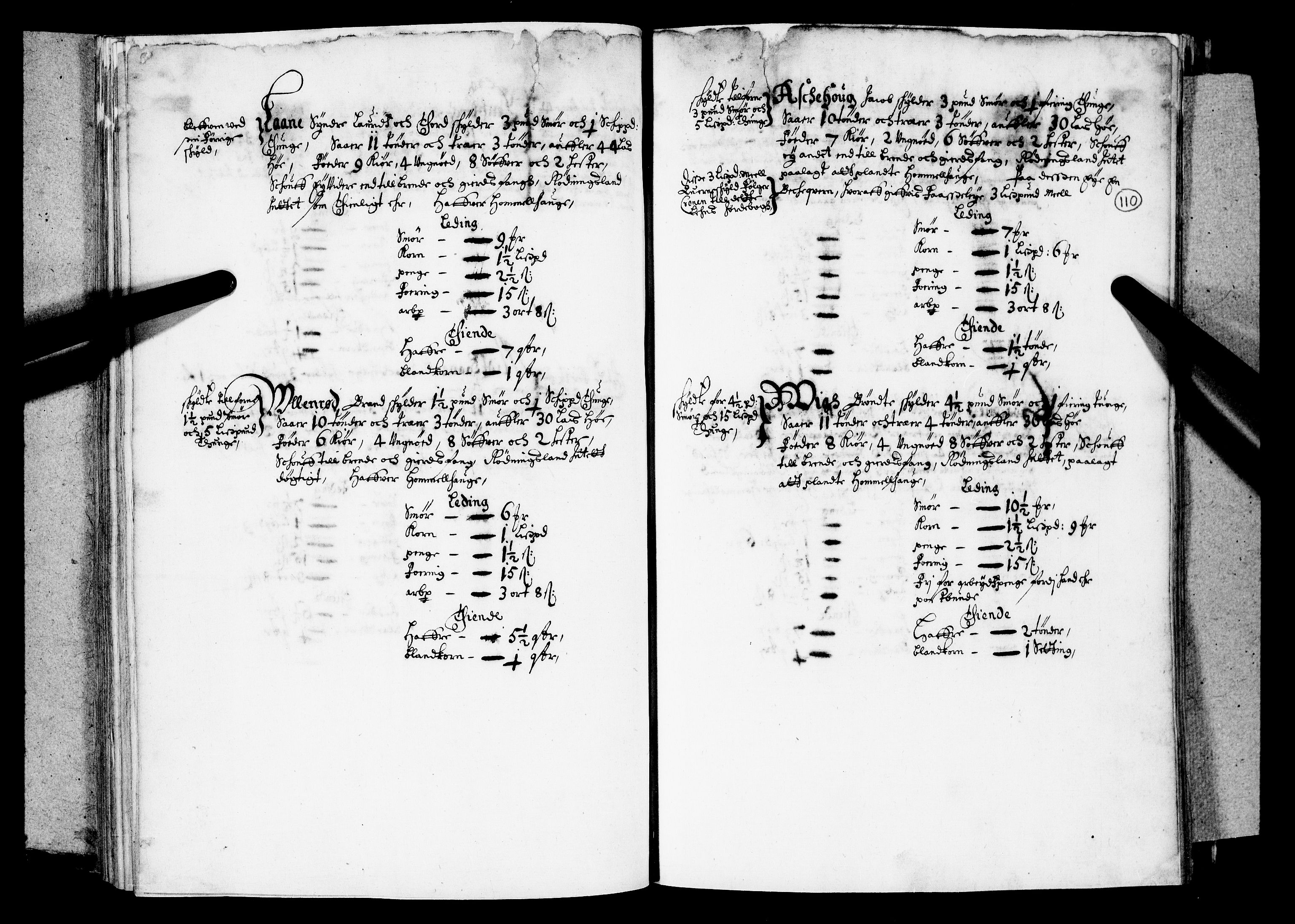 Rentekammeret inntil 1814, Realistisk ordnet avdeling, AV/RA-EA-4070/N/Nb/Nba/L0019: Tønsberg len, 1. del, 1668, p. 109b-110a