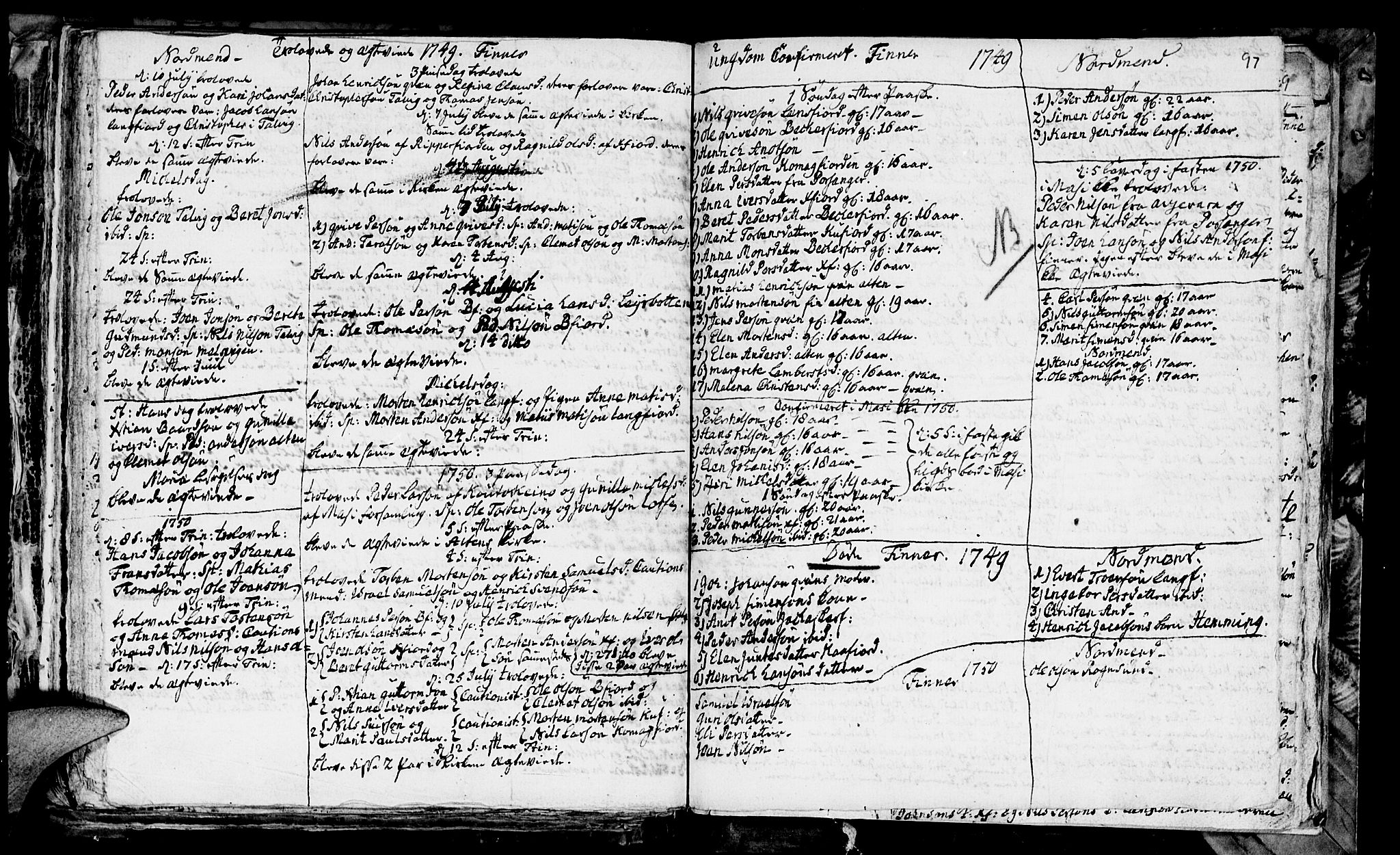 Talvik sokneprestkontor, SATØ/S-1337/H/Ha/L0003kirke: Parish register (official) no. 3, 1735-1752, p. 97