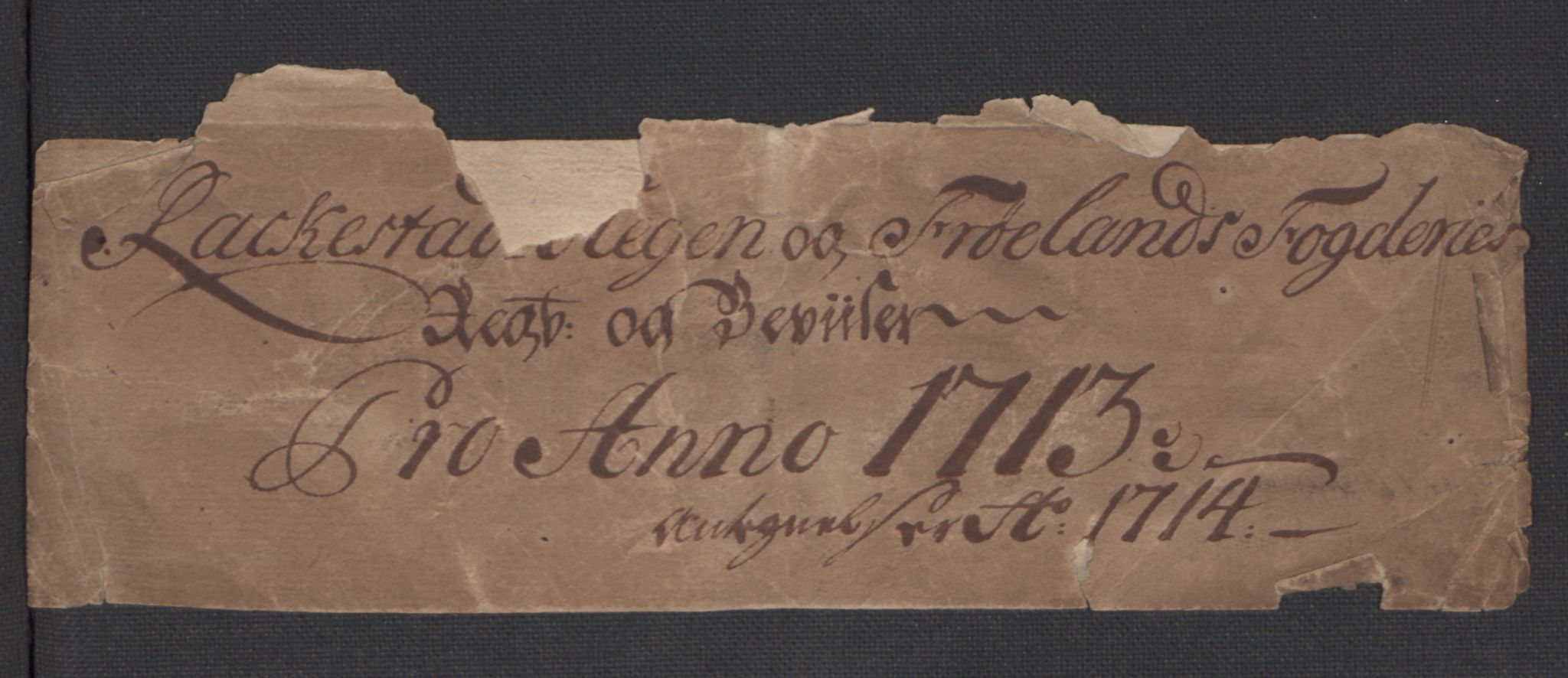 Rentekammeret inntil 1814, Reviderte regnskaper, Fogderegnskap, RA/EA-4092/R24/L1588: Fogderegnskap Numedal og Sandsvær, 1713, p. 3