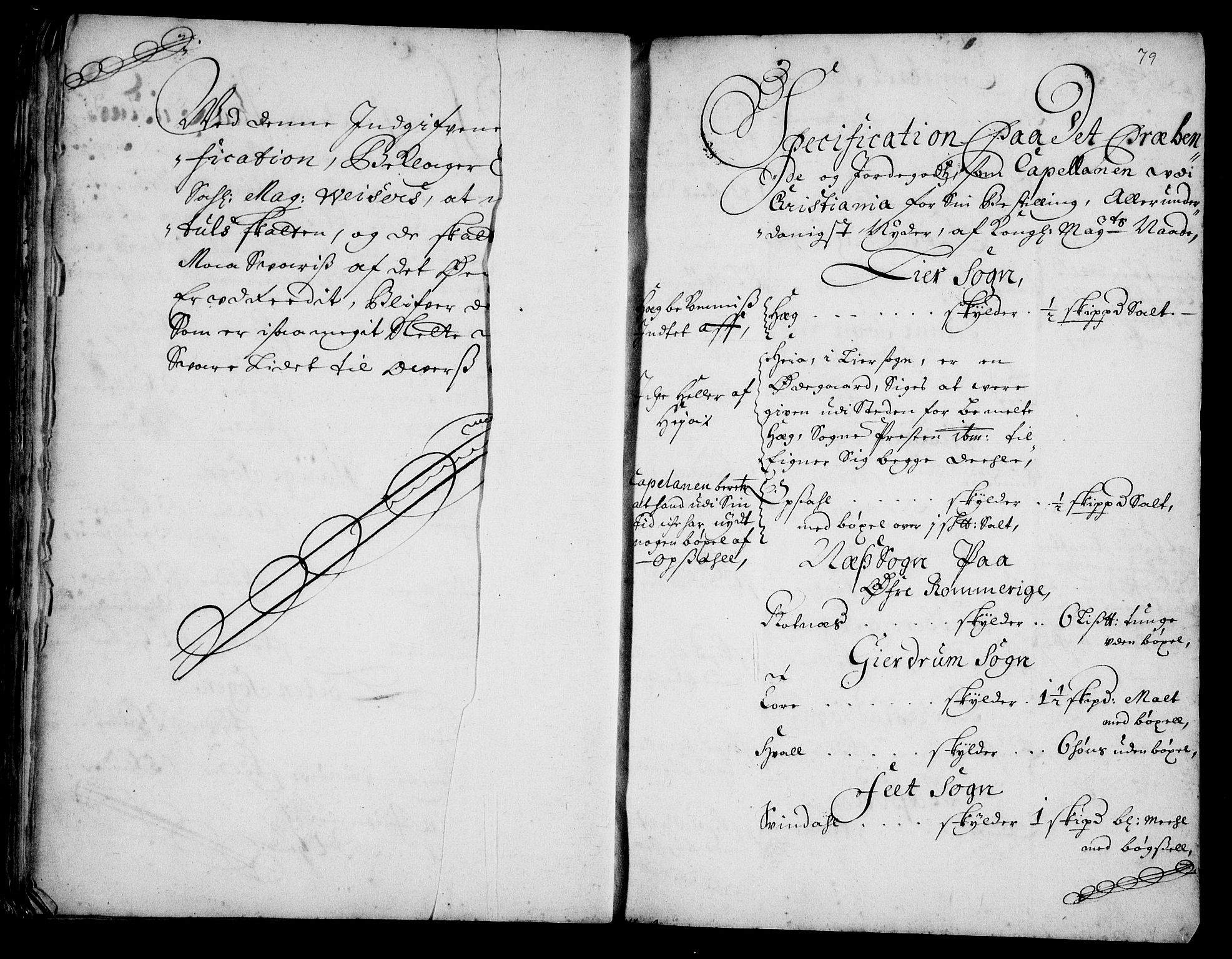 Rentekammeret inntil 1814, Realistisk ordnet avdeling, AV/RA-EA-4070/Fc/Fca/L0001/0006: [Ca I]  Akershus stift / Kristiania kapitels jordebok, 1700, p. 78-79