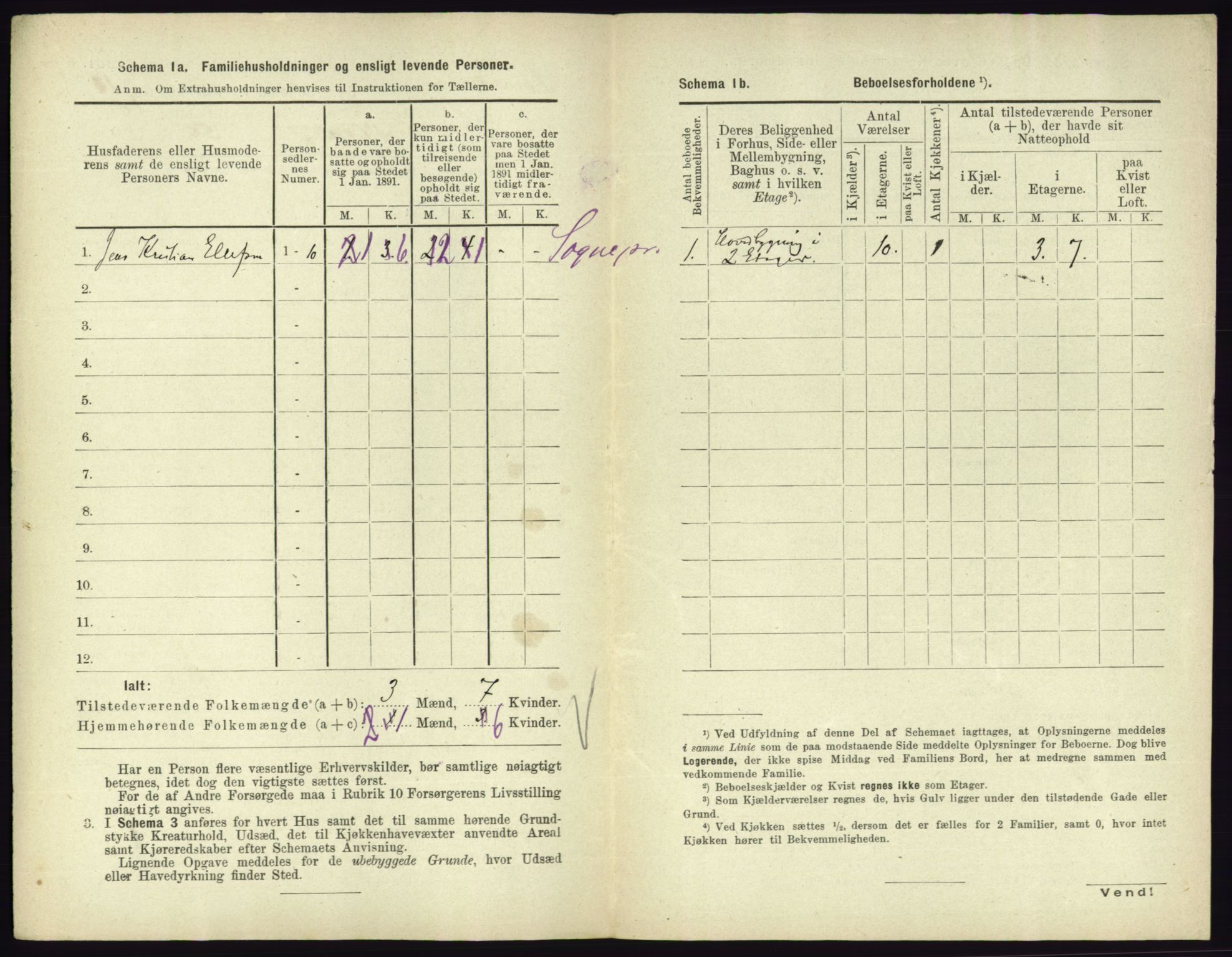 RA, 1891 census for 0705 Tønsberg, 1891, p. 265