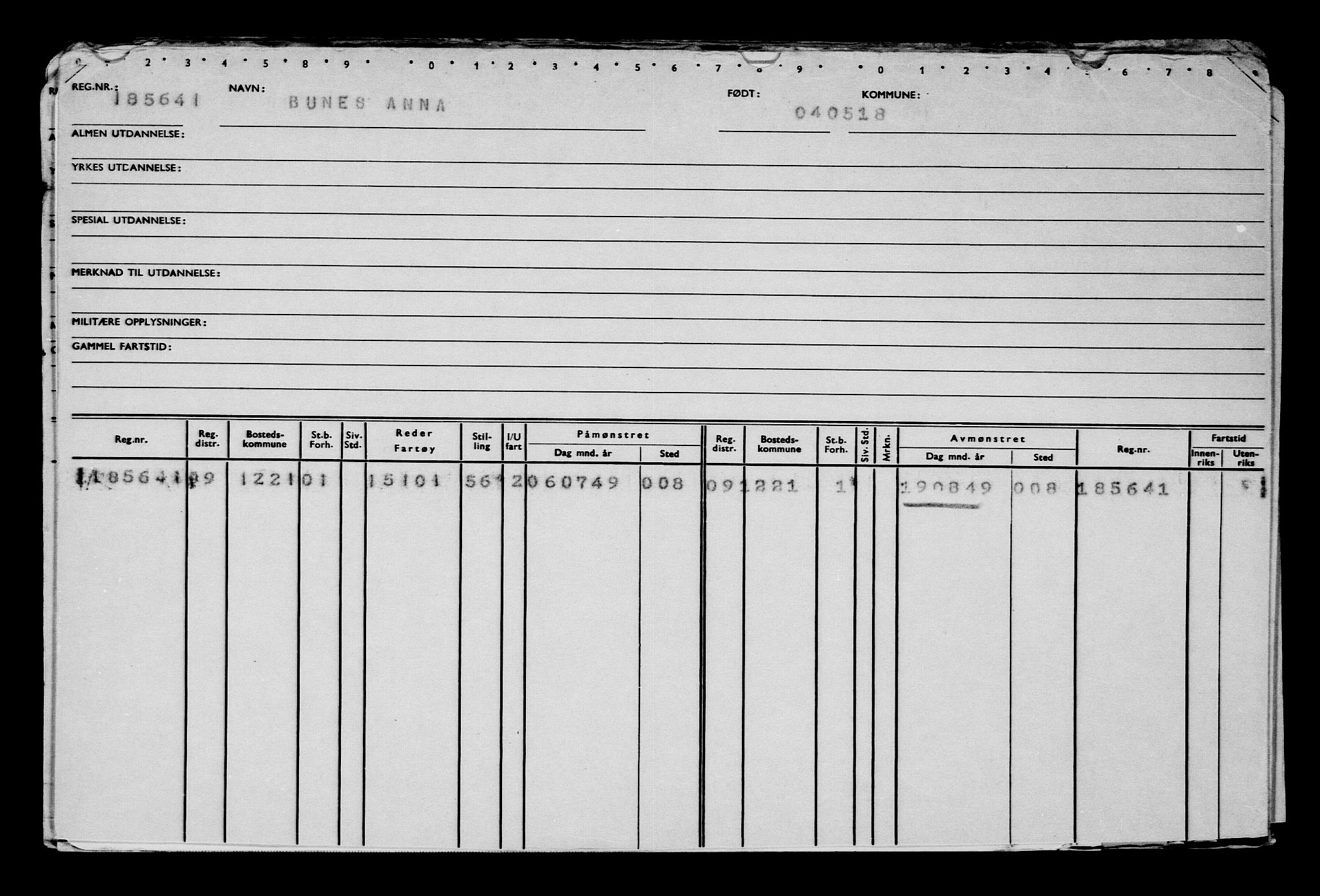 Direktoratet for sjømenn, AV/RA-S-3545/G/Gb/L0158: Hovedkort, 1918, p. 74