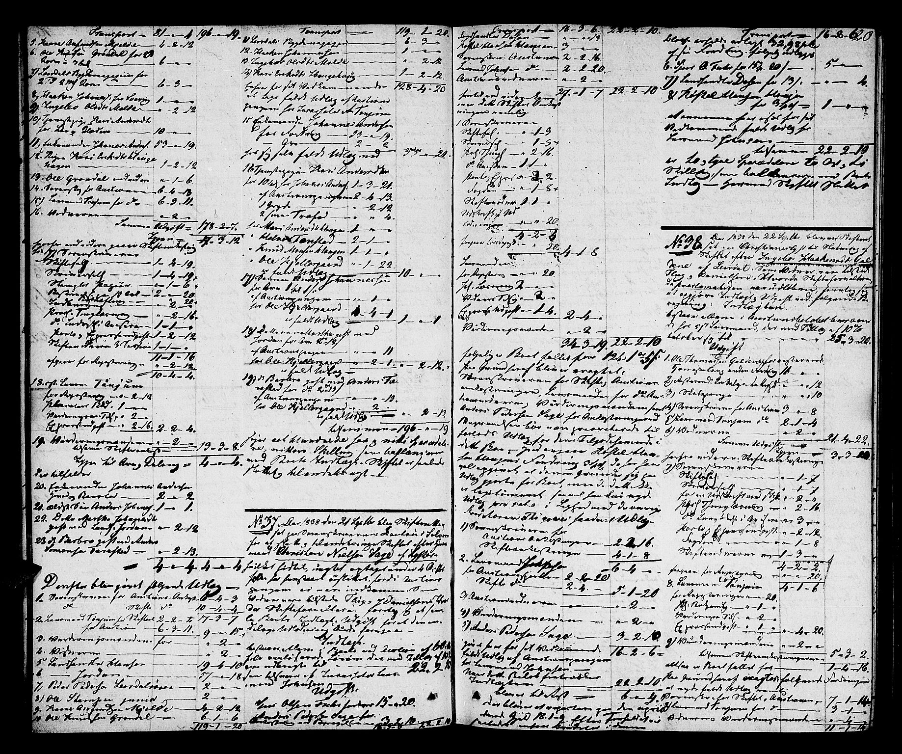 Indre Sogn tingrett, AV/SAB-A-3301/1/H/Hd/L0001: Skifteutlodningsprotokoll 1, 1838-1846, p. 19b-20a