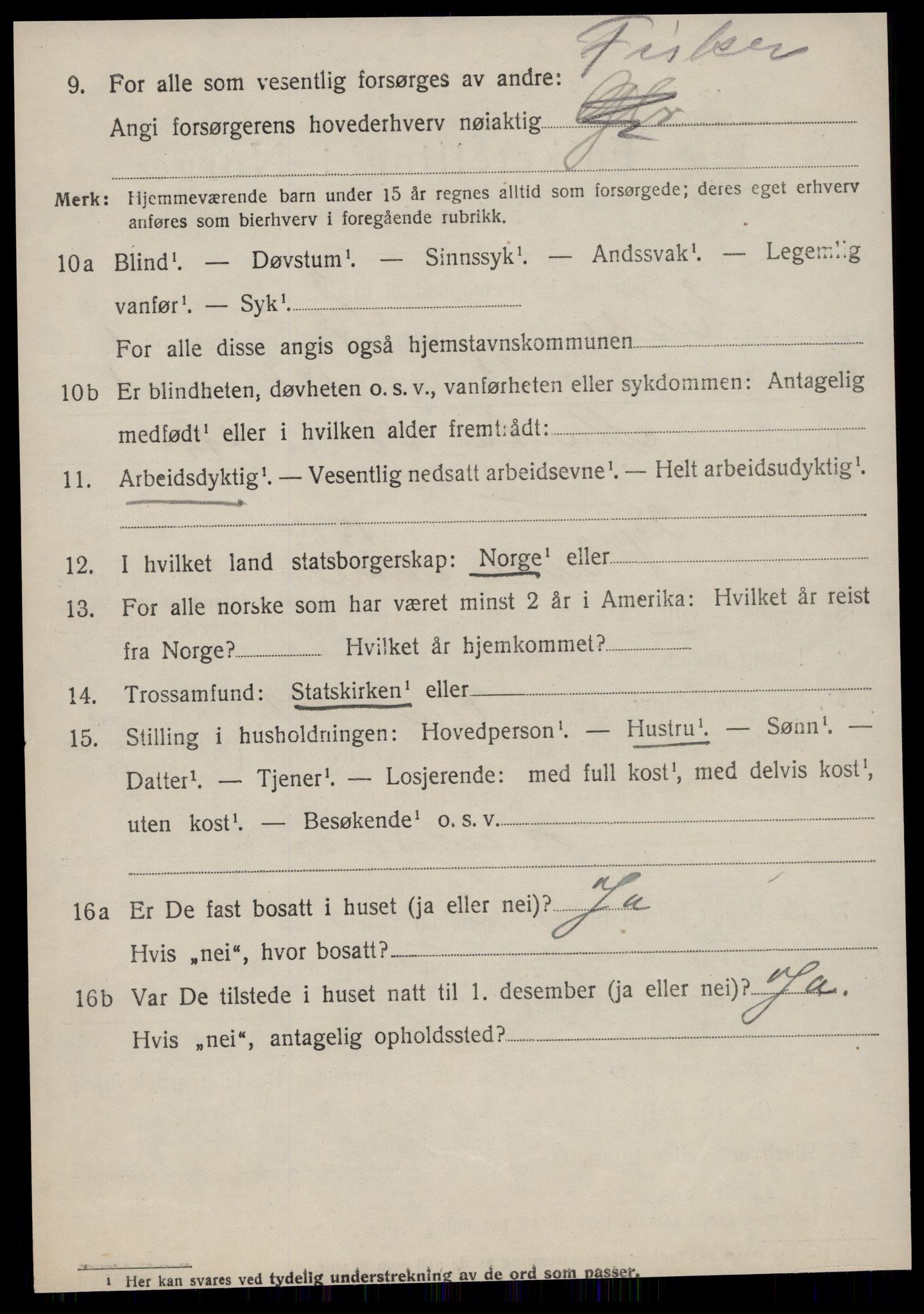 SAT, 1920 census for Eid (MR), 1920, p. 993