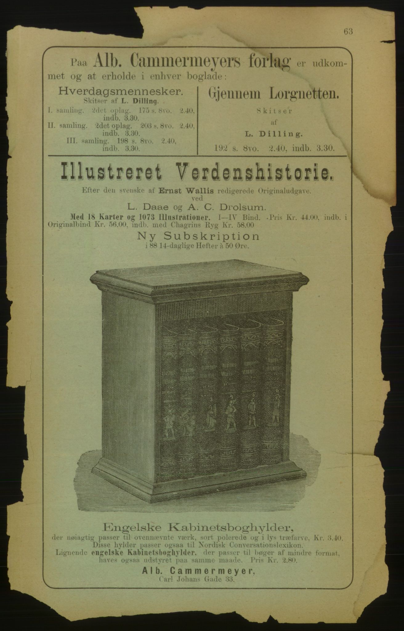 Kristiania/Oslo adressebok, PUBL/-, 1883, p. 63