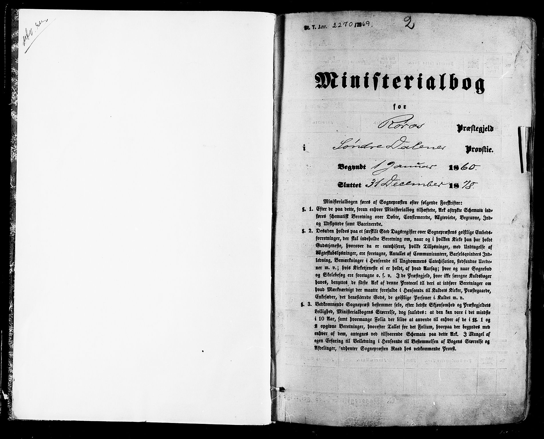 Ministerialprotokoller, klokkerbøker og fødselsregistre - Sør-Trøndelag, SAT/A-1456/681/L0932: Parish register (official) no. 681A10, 1860-1878