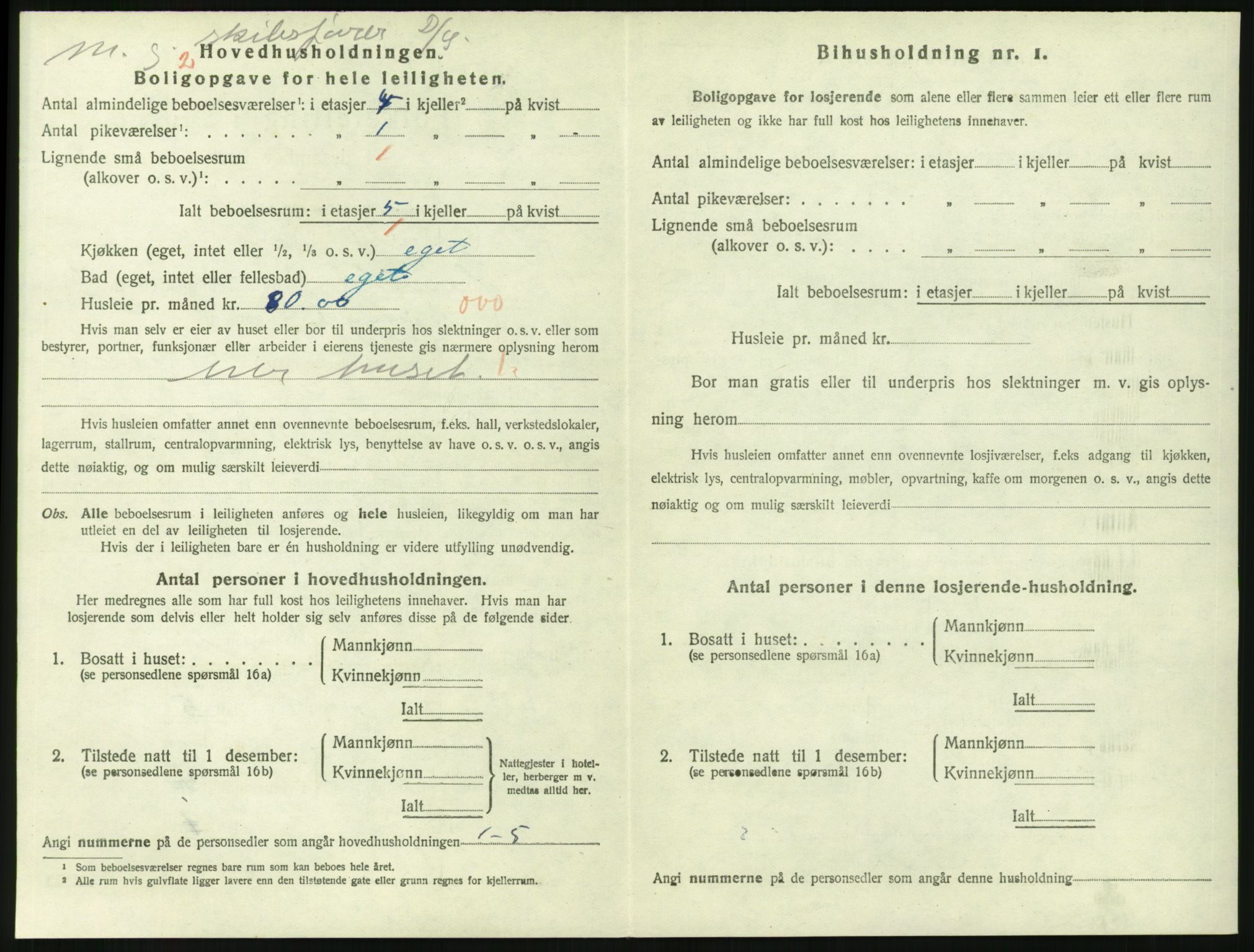 SAKO, 1920 census for Larvik, 1920, p. 4243