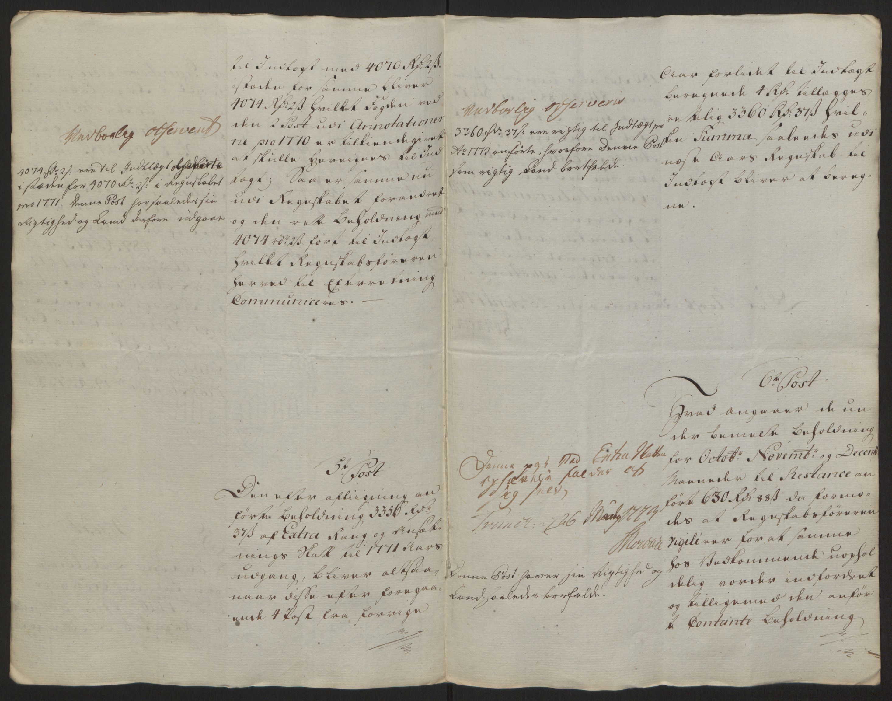 Rentekammeret inntil 1814, Reviderte regnskaper, Fogderegnskap, AV/RA-EA-4092/R64/L4502: Ekstraskatten Namdal, 1762-1772, p. 439