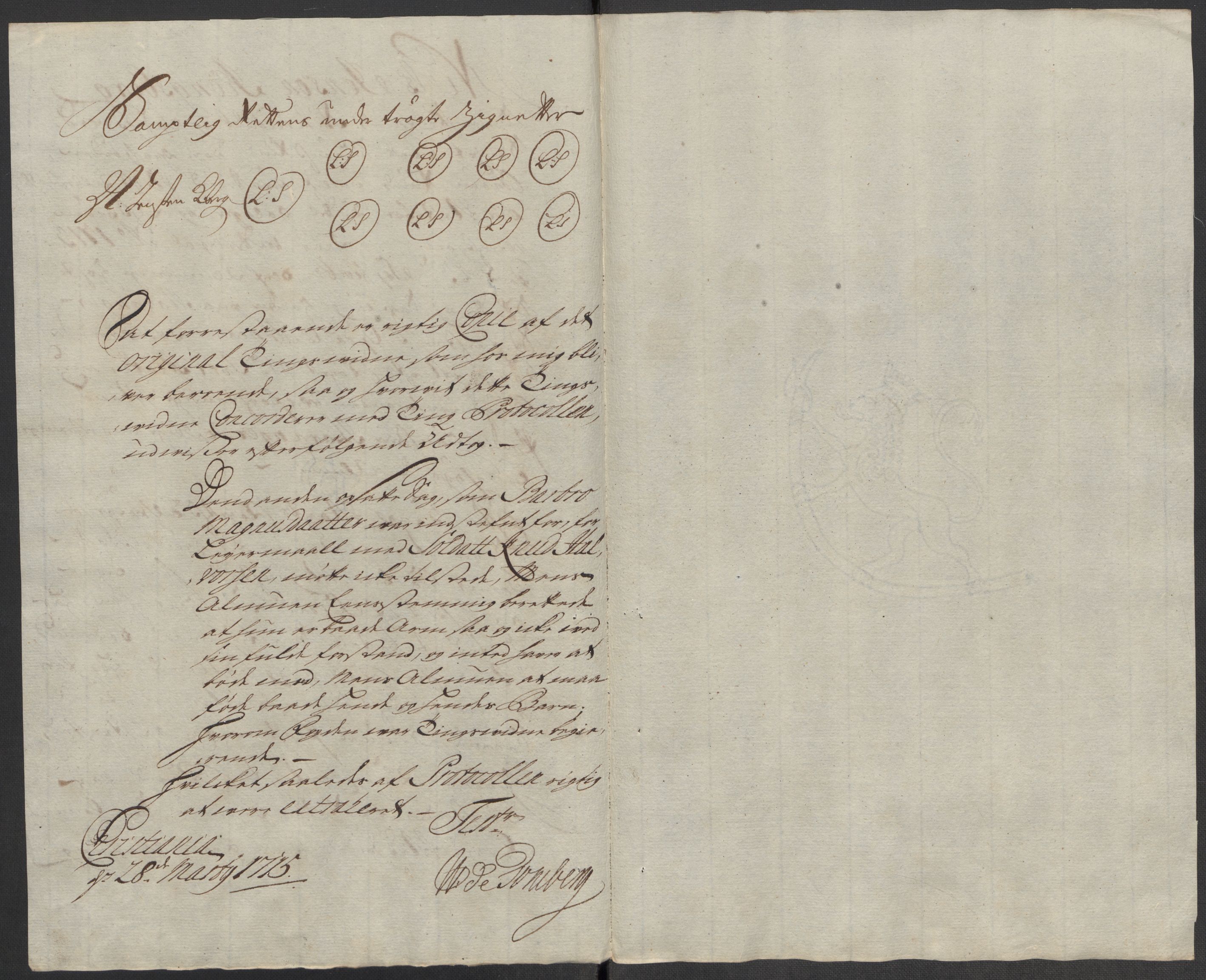 Rentekammeret inntil 1814, Reviderte regnskaper, Fogderegnskap, AV/RA-EA-4092/R24/L1589: Fogderegnskap Numedal og Sandsvær, 1714, p. 275