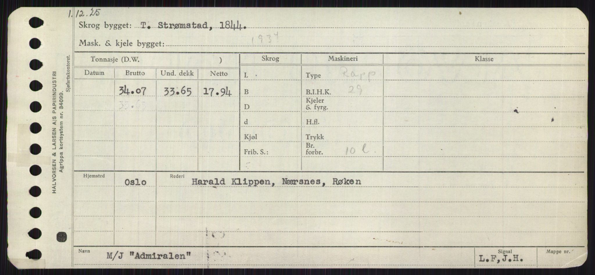 Sjøfartsdirektoratet med forløpere, Skipsmålingen, AV/RA-S-1627/H/Ha/L0001/0001: Fartøy, A-Eig / Fartøy A-Bjøn, p. 23