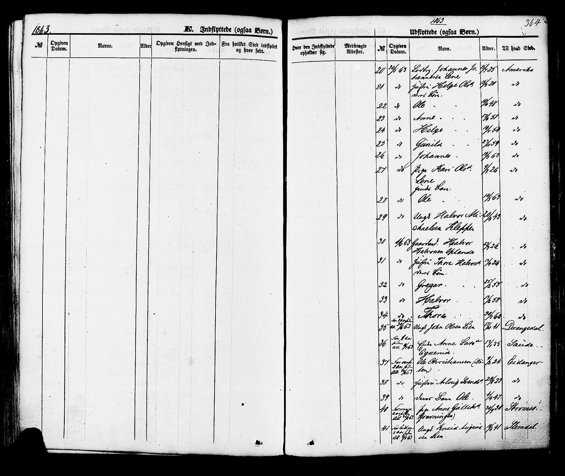 Hjartdal kirkebøker, SAKO/A-270/F/Fa/L0009: Parish register (official) no. I 9, 1860-1879, p. 364