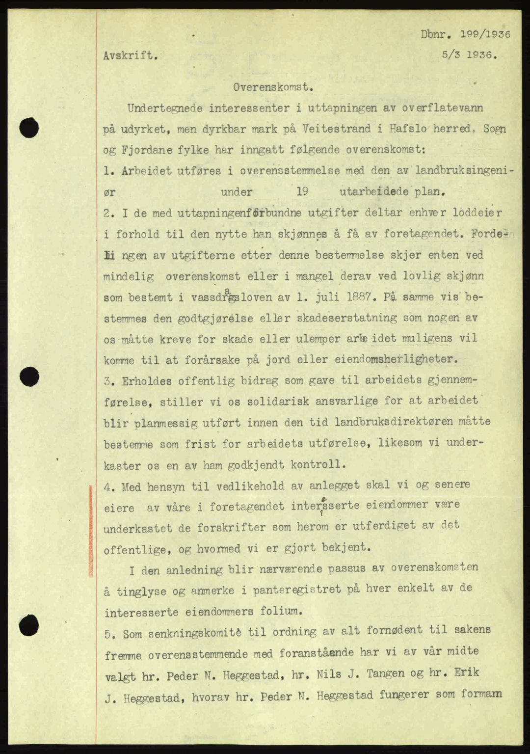 Indre Sogn tingrett, SAB/A-3301/1/G/Gb/Gba/L0030: Mortgage book no. 30, 1935-1937, Deed date: 05.03.1936