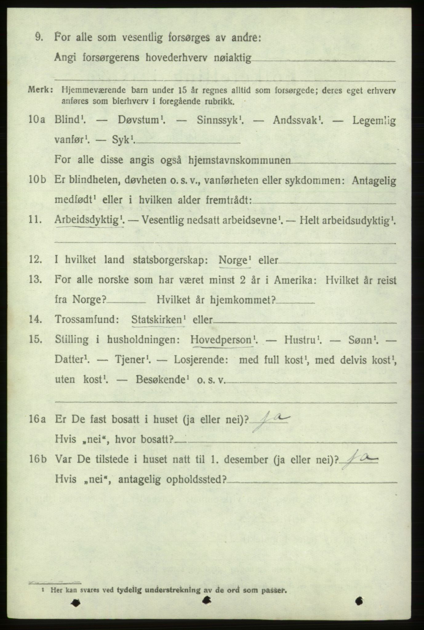 SAB, 1920 census for Skånevik, 1920, p. 2802