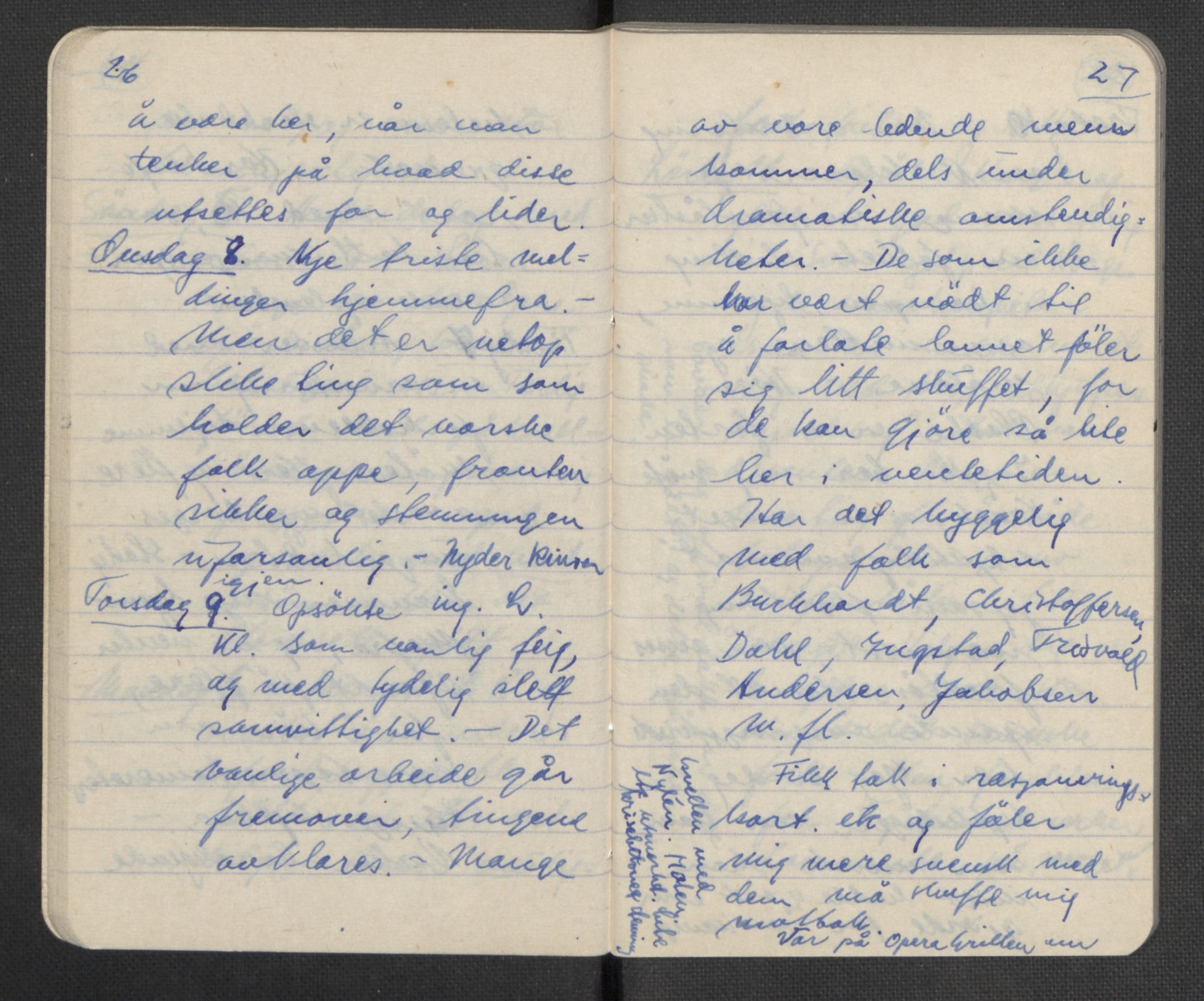 Tronstad, Leif, AV/RA-PA-0354/F/L0001: Dagbøker, 1941-1945, p. 17