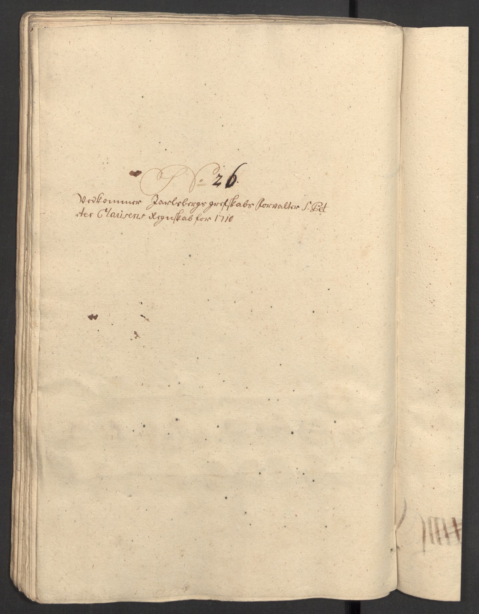 Rentekammeret inntil 1814, Reviderte regnskaper, Fogderegnskap, RA/EA-4092/R32/L1875: Fogderegnskap Jarlsberg grevskap, 1710, p. 319