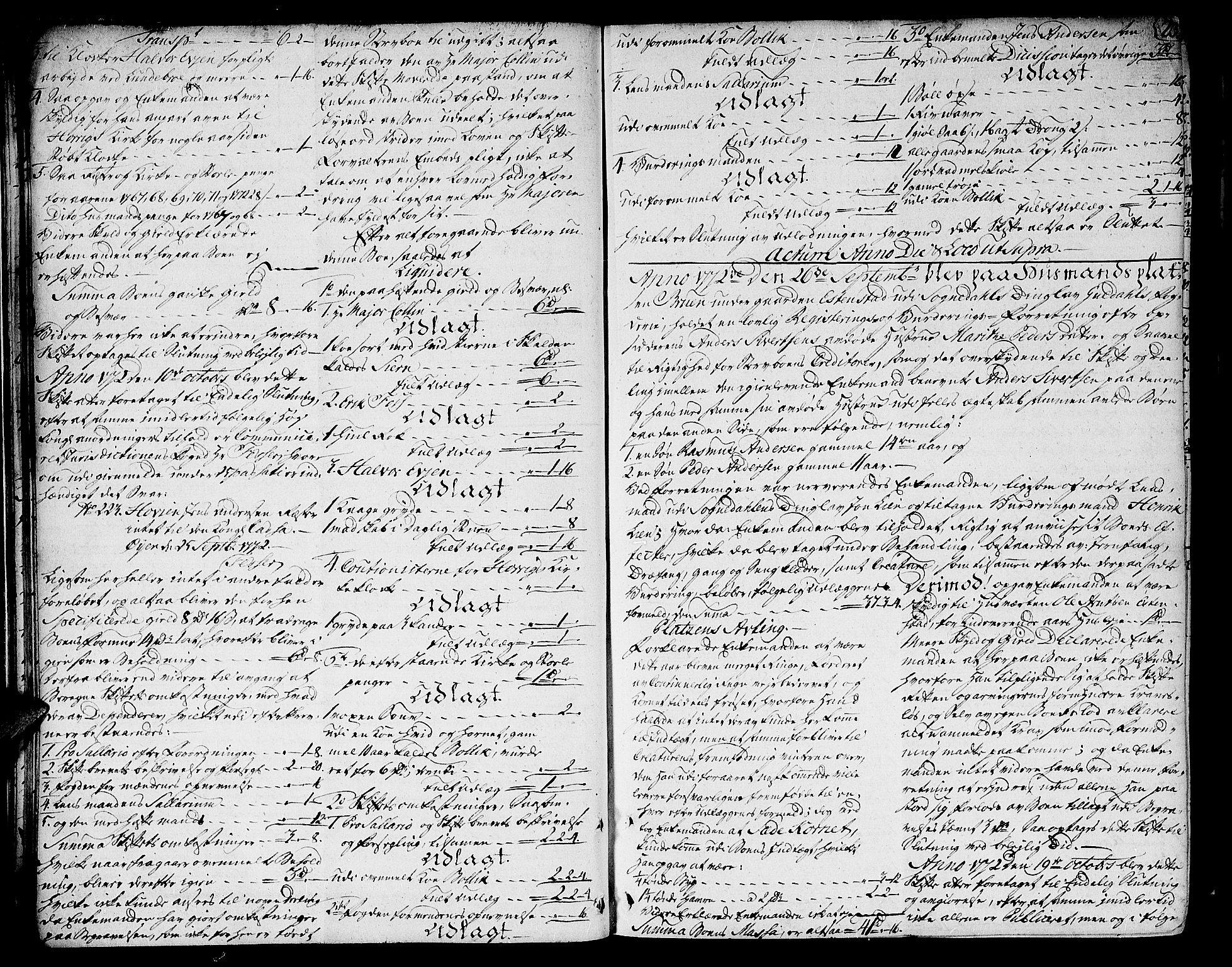 Gauldal sorenskriveri, AV/SAT-A-0014/1/3/3A/L0005: Skifteprotokoll, 1772-1777, p. 22b-23a