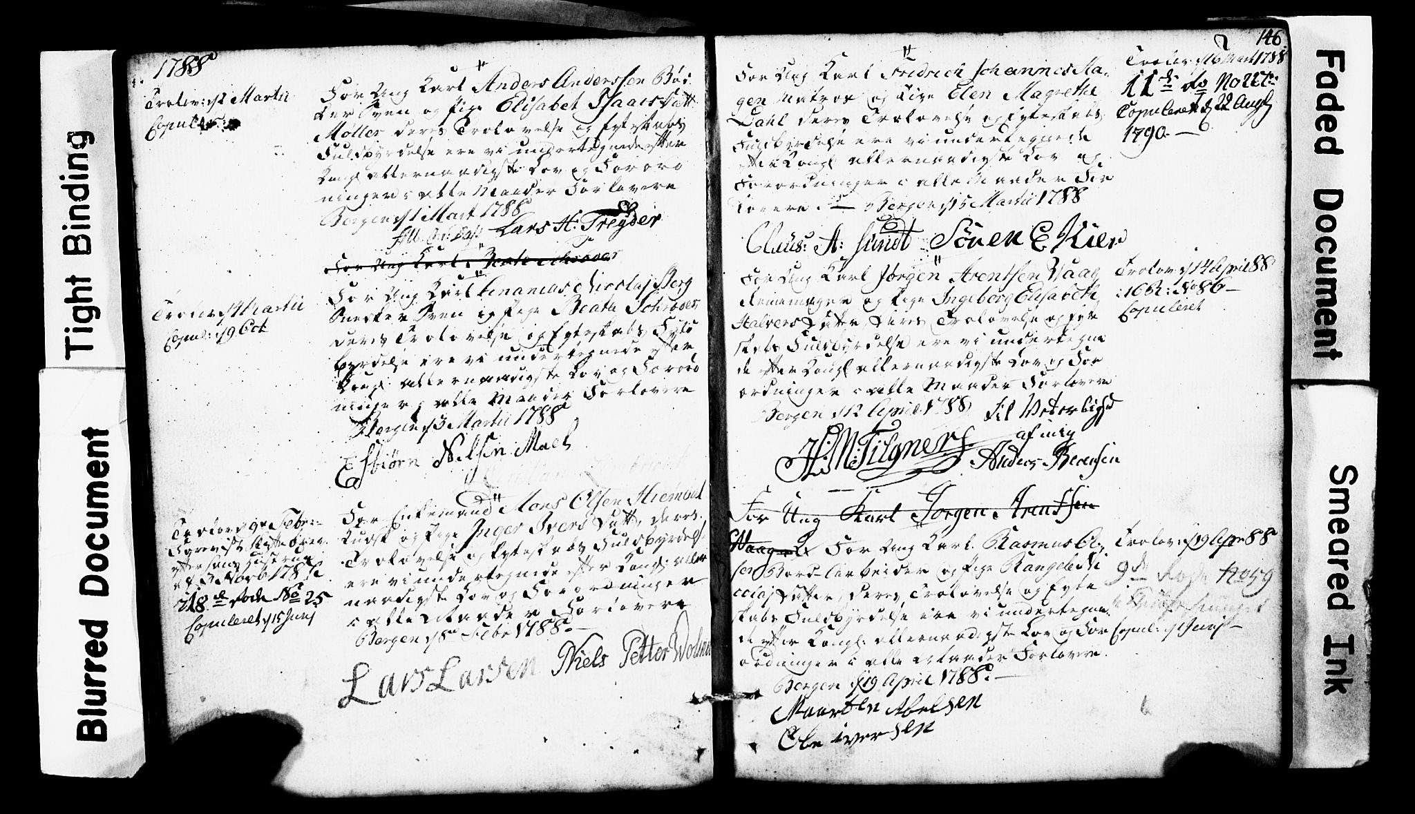 Domkirken sokneprestembete, AV/SAB-A-74801: Best man's statements no. II.5.1, 1767-1792, p. 146