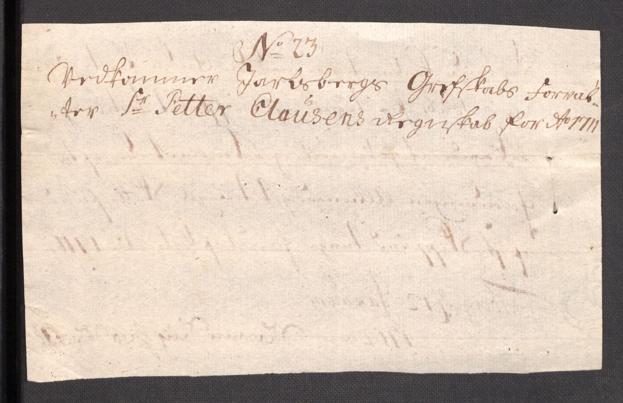 Rentekammeret inntil 1814, Reviderte regnskaper, Fogderegnskap, AV/RA-EA-4092/R32/L1876: Fogderegnskap Jarlsberg grevskap, 1711, p. 451