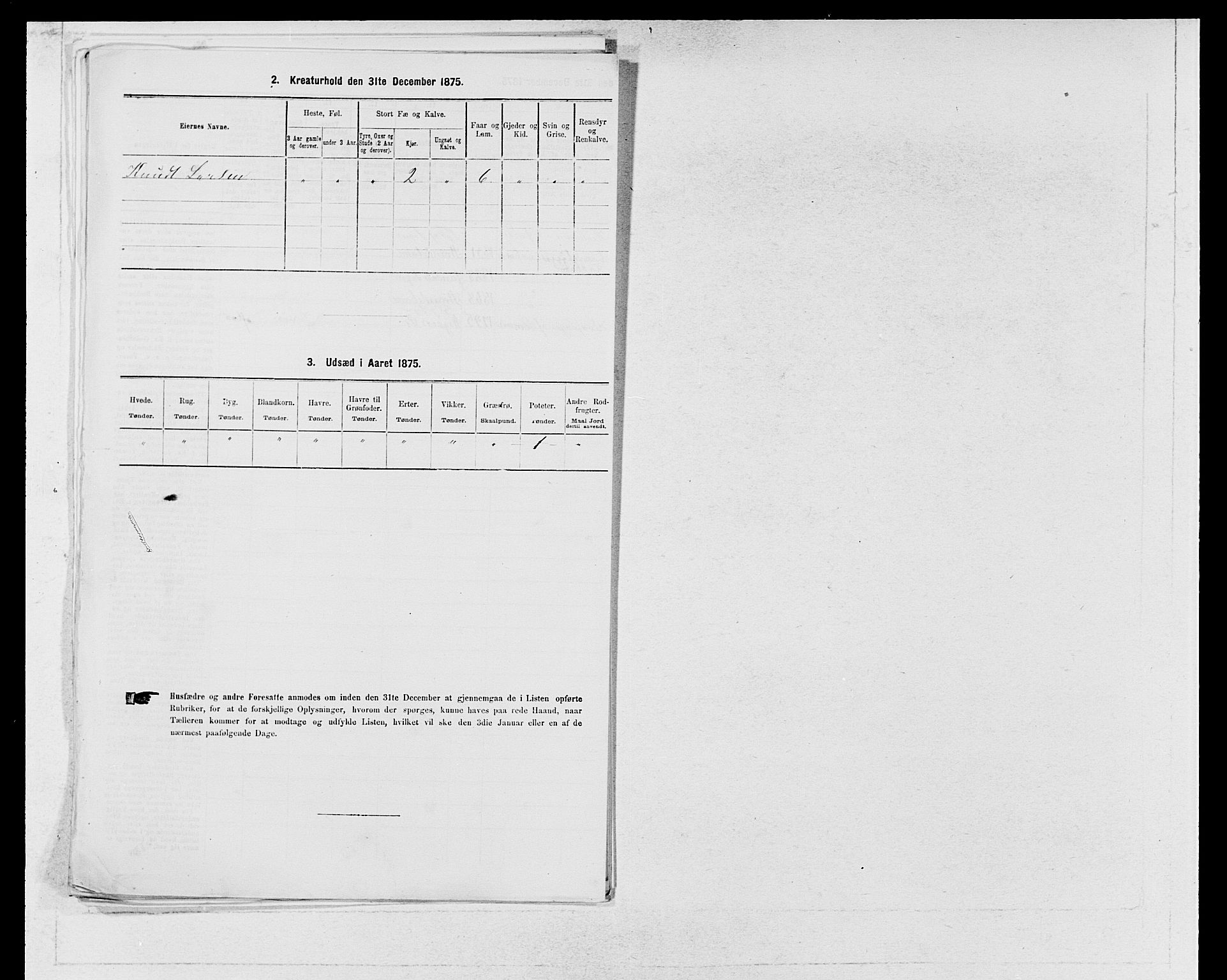 SAB, 1875 census for 1226P Strandebarm, 1875, p. 175