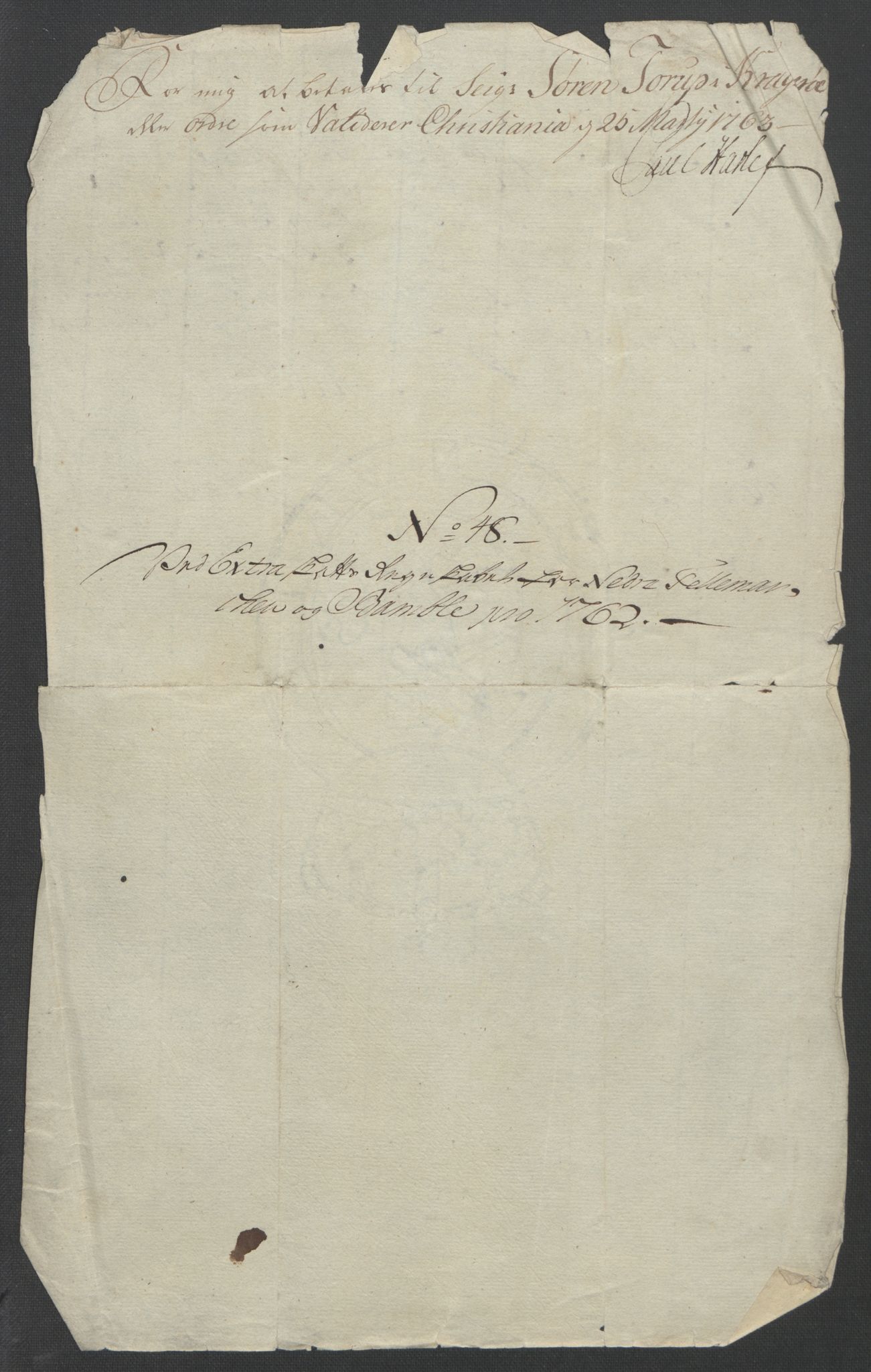 Rentekammeret inntil 1814, Reviderte regnskaper, Fogderegnskap, AV/RA-EA-4092/R37/L2239: Ekstraskatten Nedre Telemark og Bamble, 1762-1763, p. 358