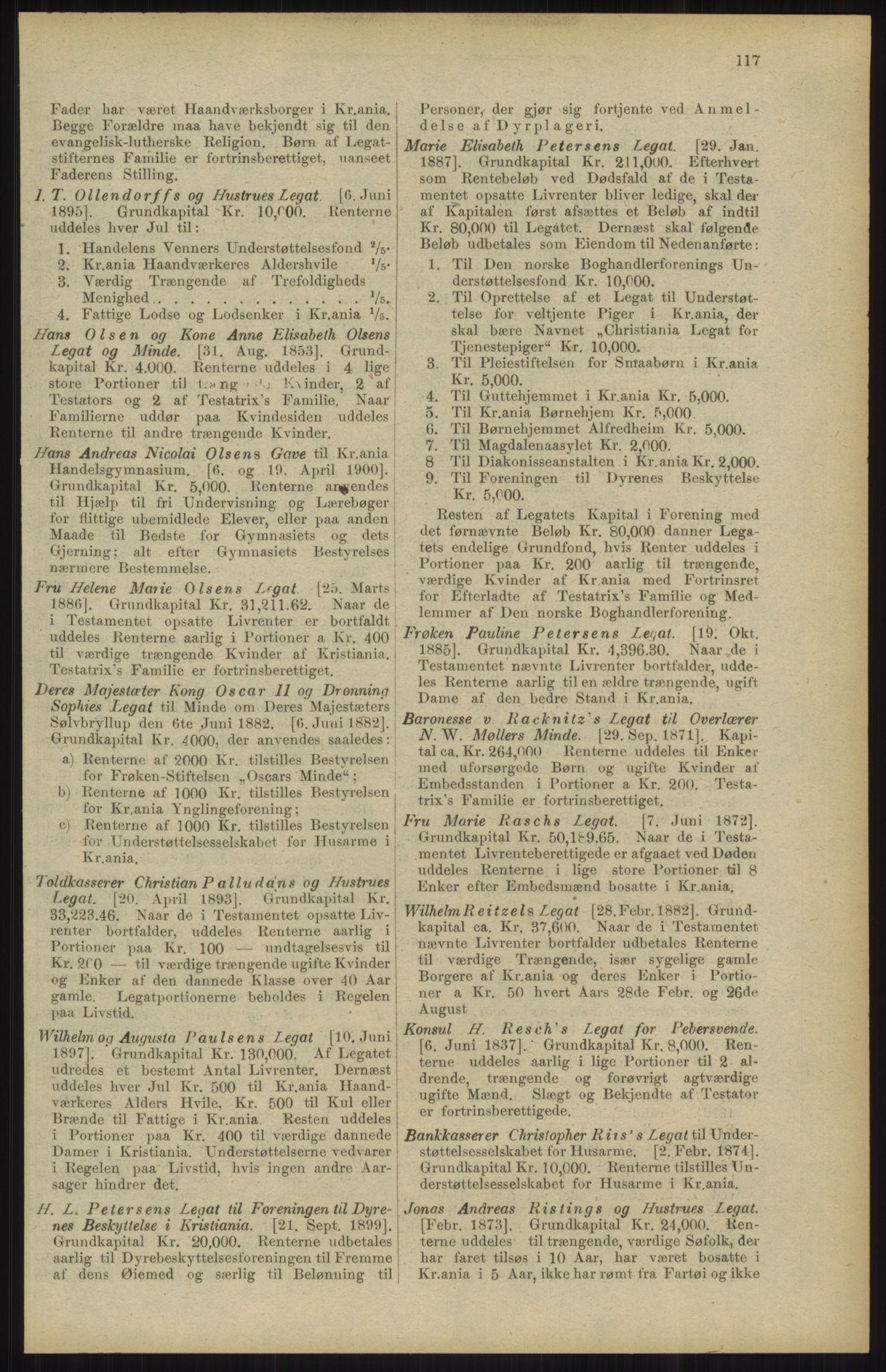 Kristiania/Oslo adressebok, PUBL/-, 1904, p. 117